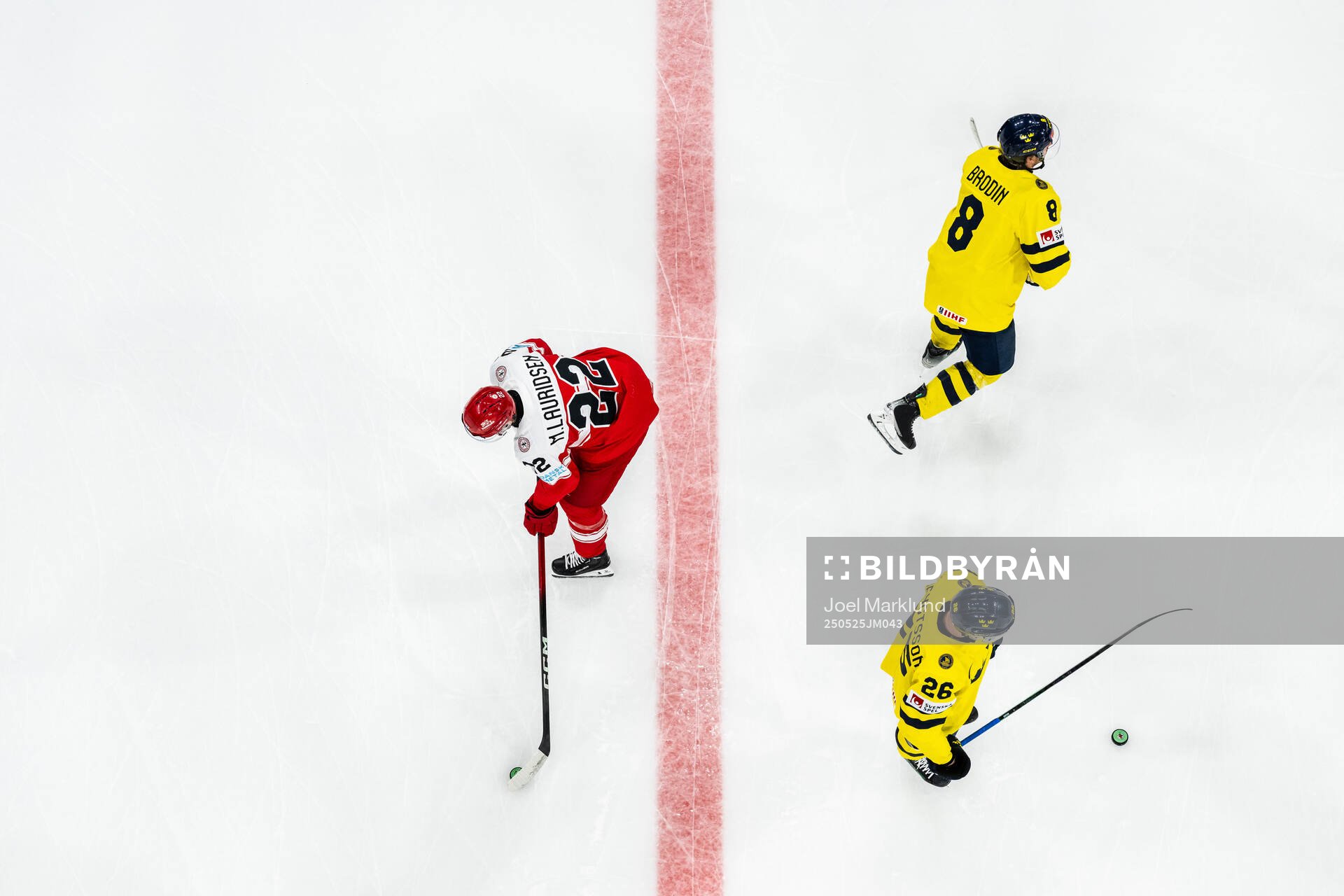 Markus Lauridsen of Denmark and Anton Bengtsson and Jonas