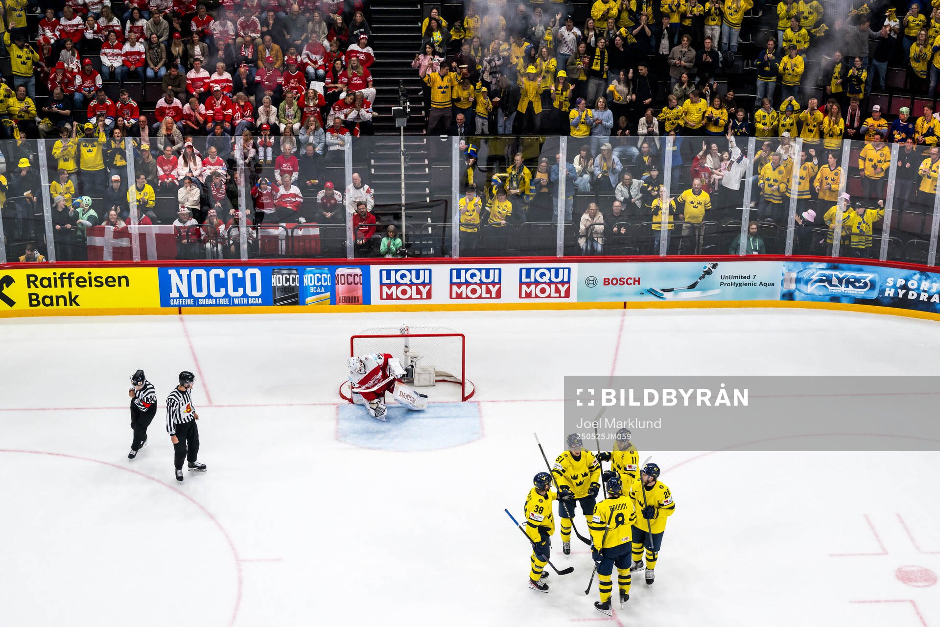 Rasmus Sandin, Emil Heineman, Mikael Backlund, Elias