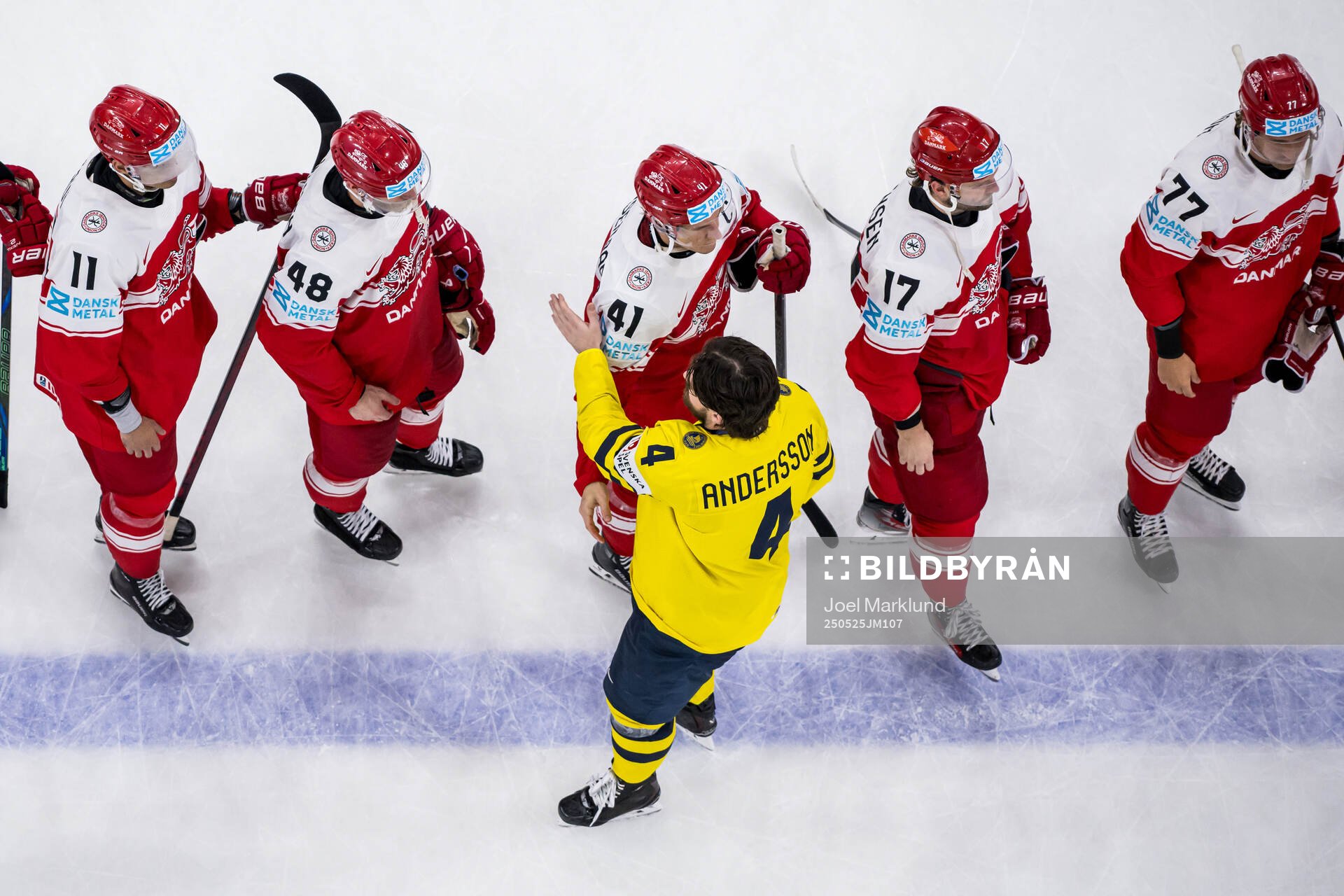 Jesper Jensen Aabo of Denmark and Rasmus Andersson of Sweden