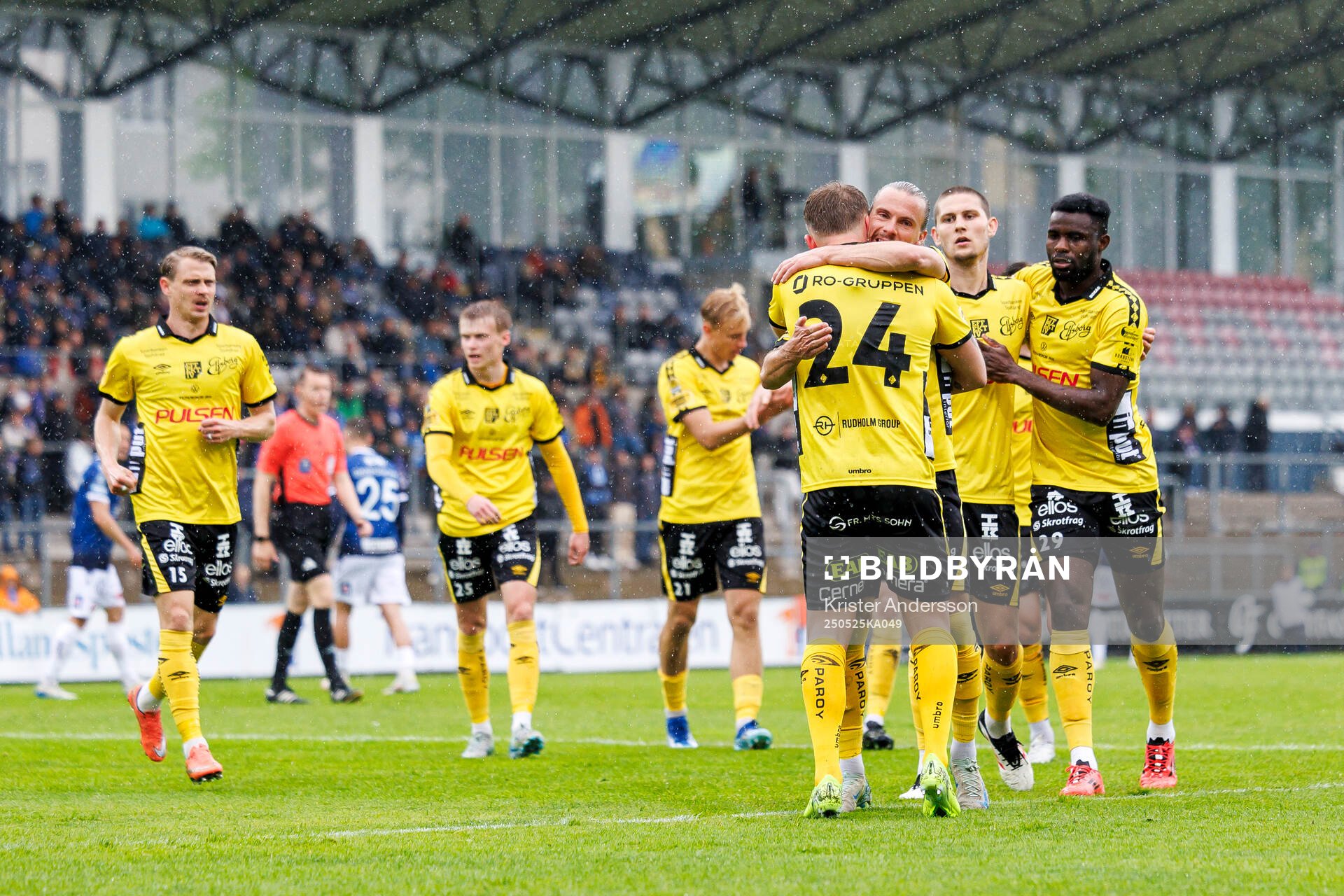 Elfsborgs spelare jublar