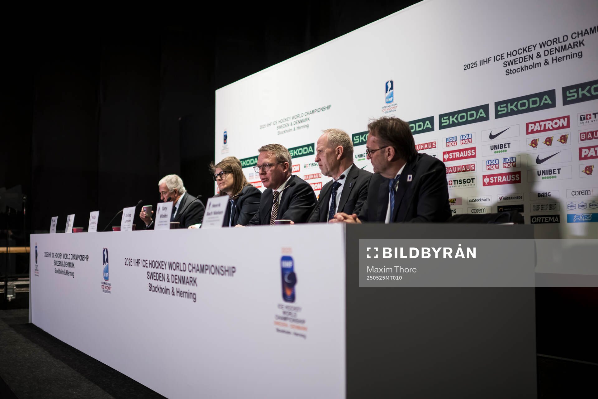 Luc Tardif, IIHF President, Marta Zawadzka, IIHF Council