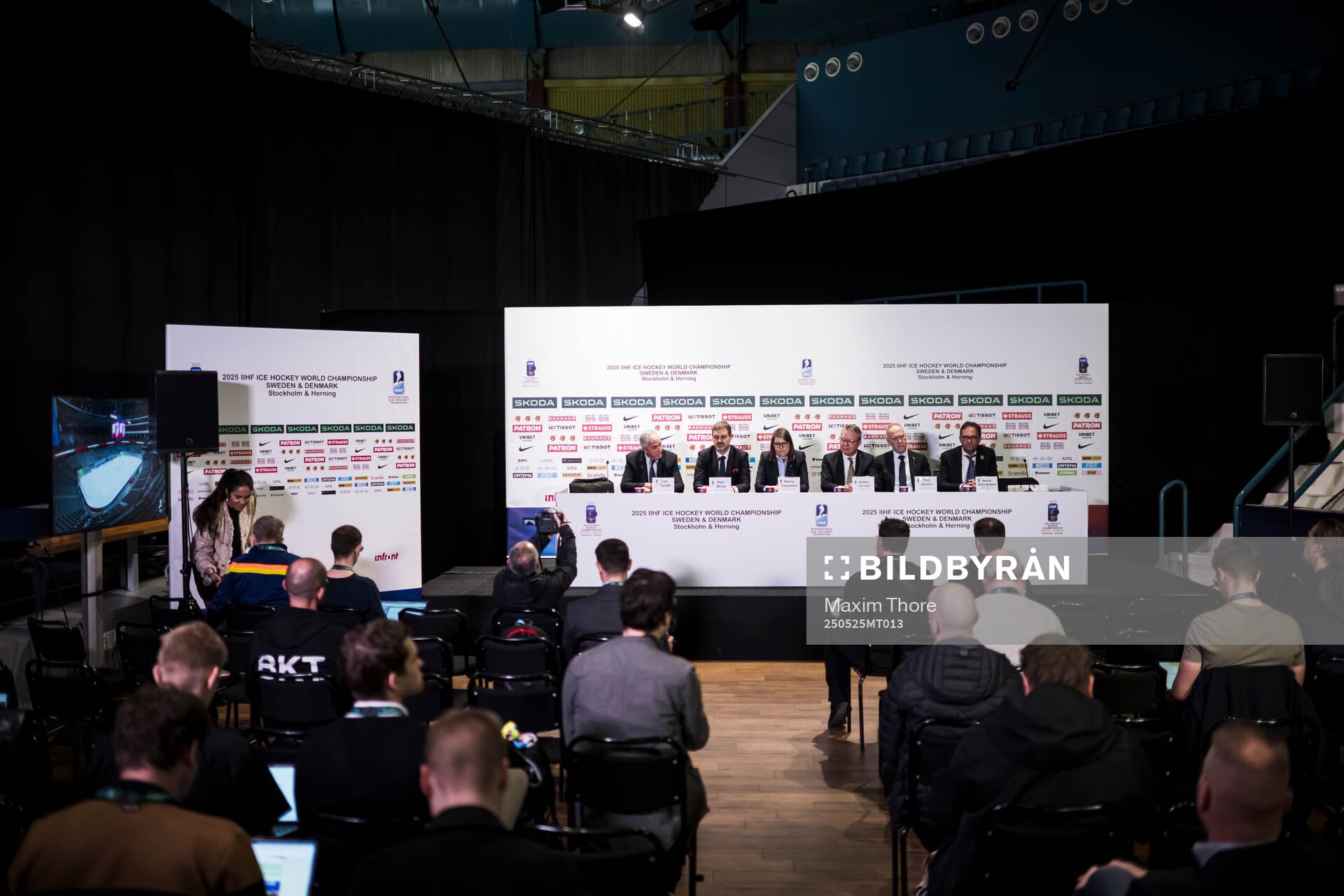 Luc Tardif, IIHF President, Petr Briza, IIHF Senior