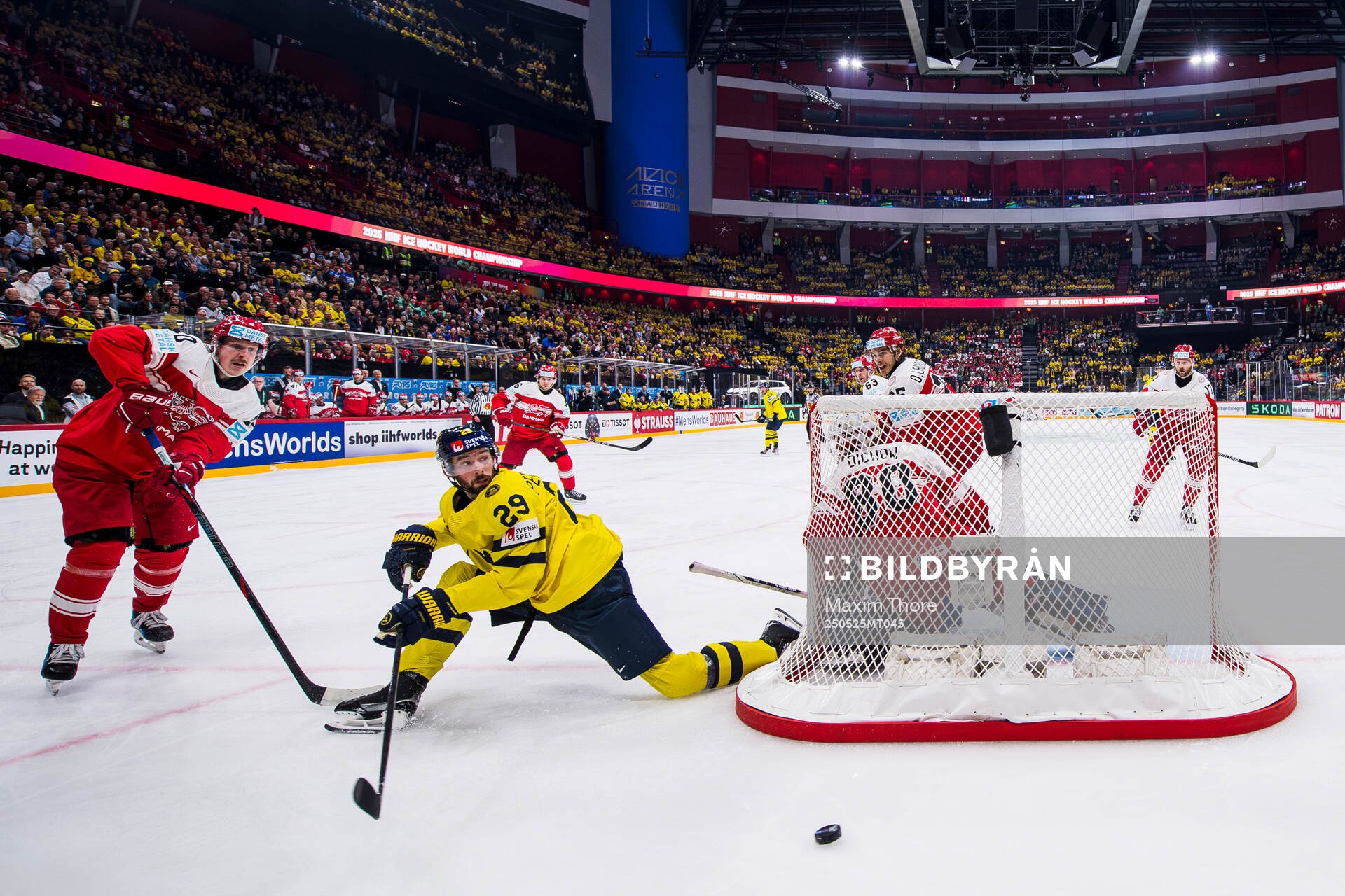 Anders Koch of Denmark and Marcus Pettersson of Sweden the