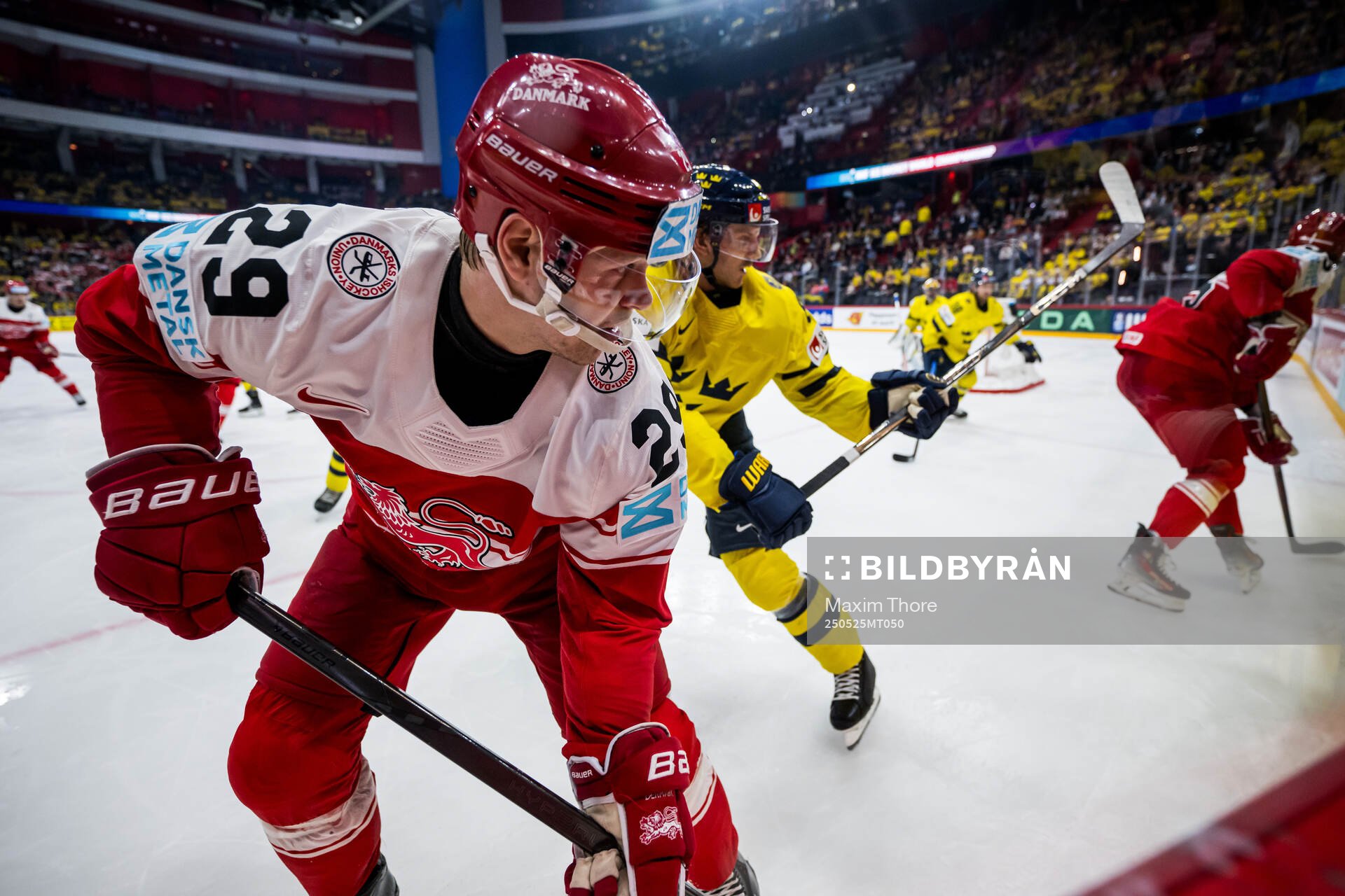 Mikkel Aagaard of Denmark and Jonas Brodin of Sweden