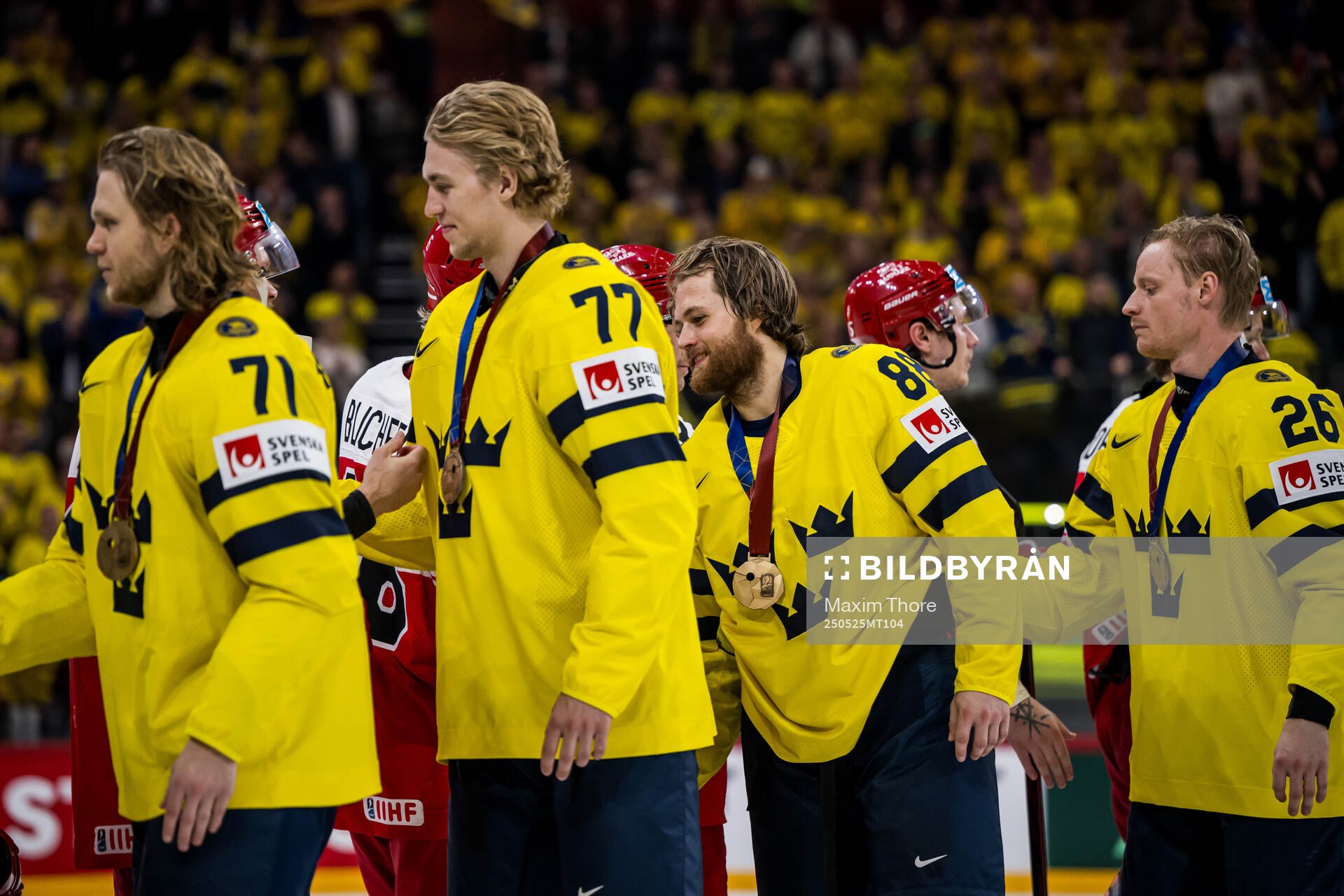 William Karlsson, Simon Edvinsson, William Nylander, and