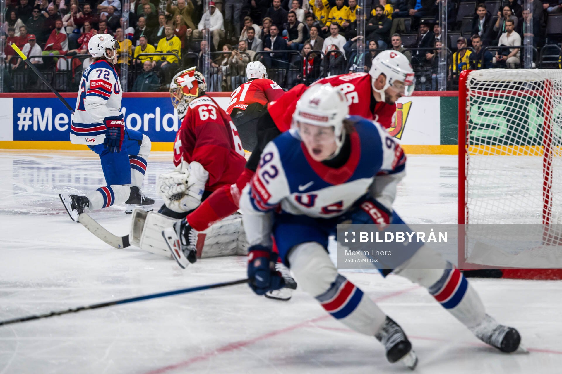 Tage Thompson of USA celebrates