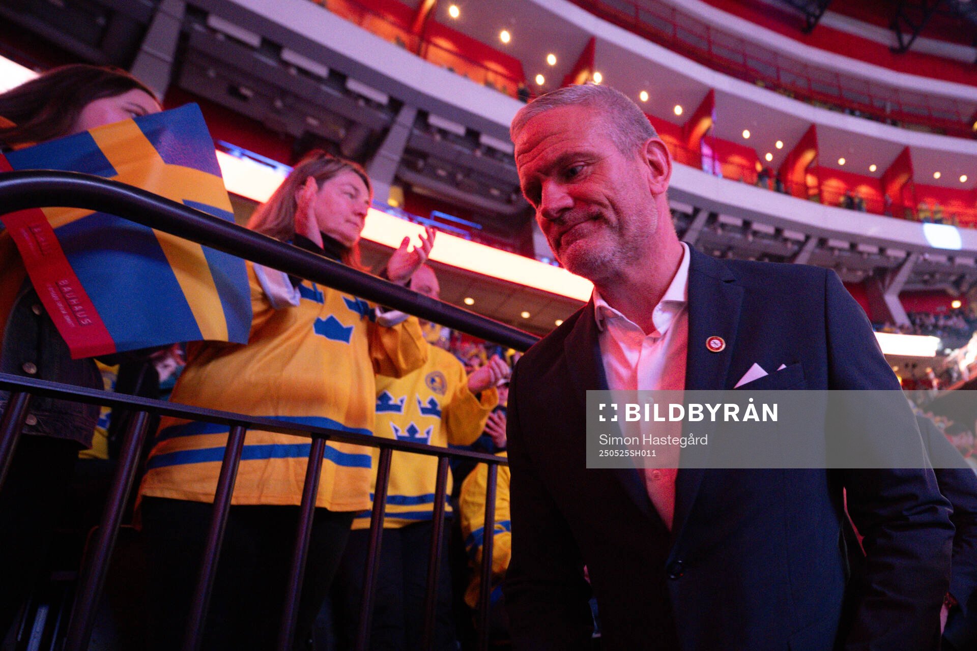 Head coach Mikael Gath of Denmark