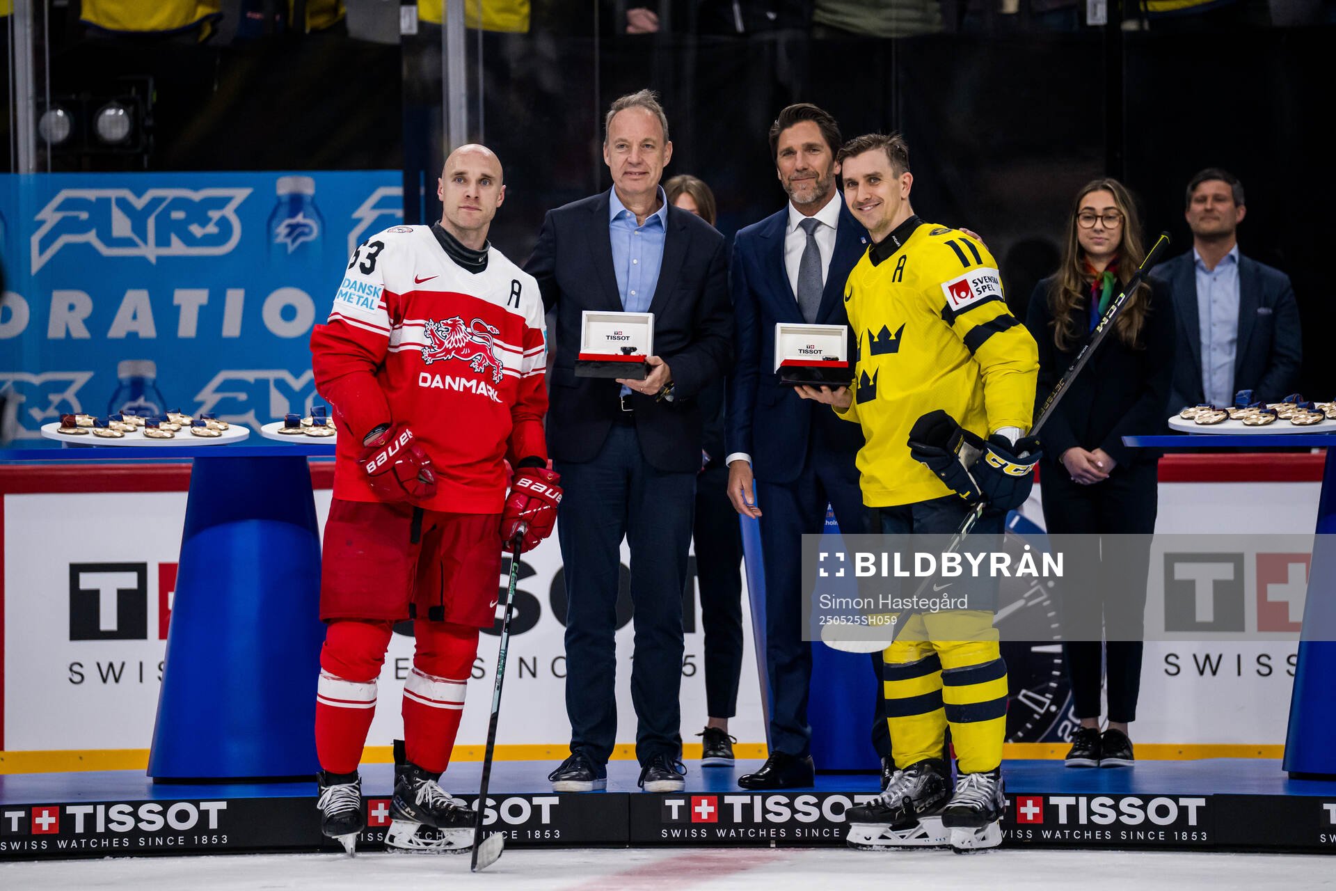 Patrick Russell of Denmark and Mikael Backlund of Sweden