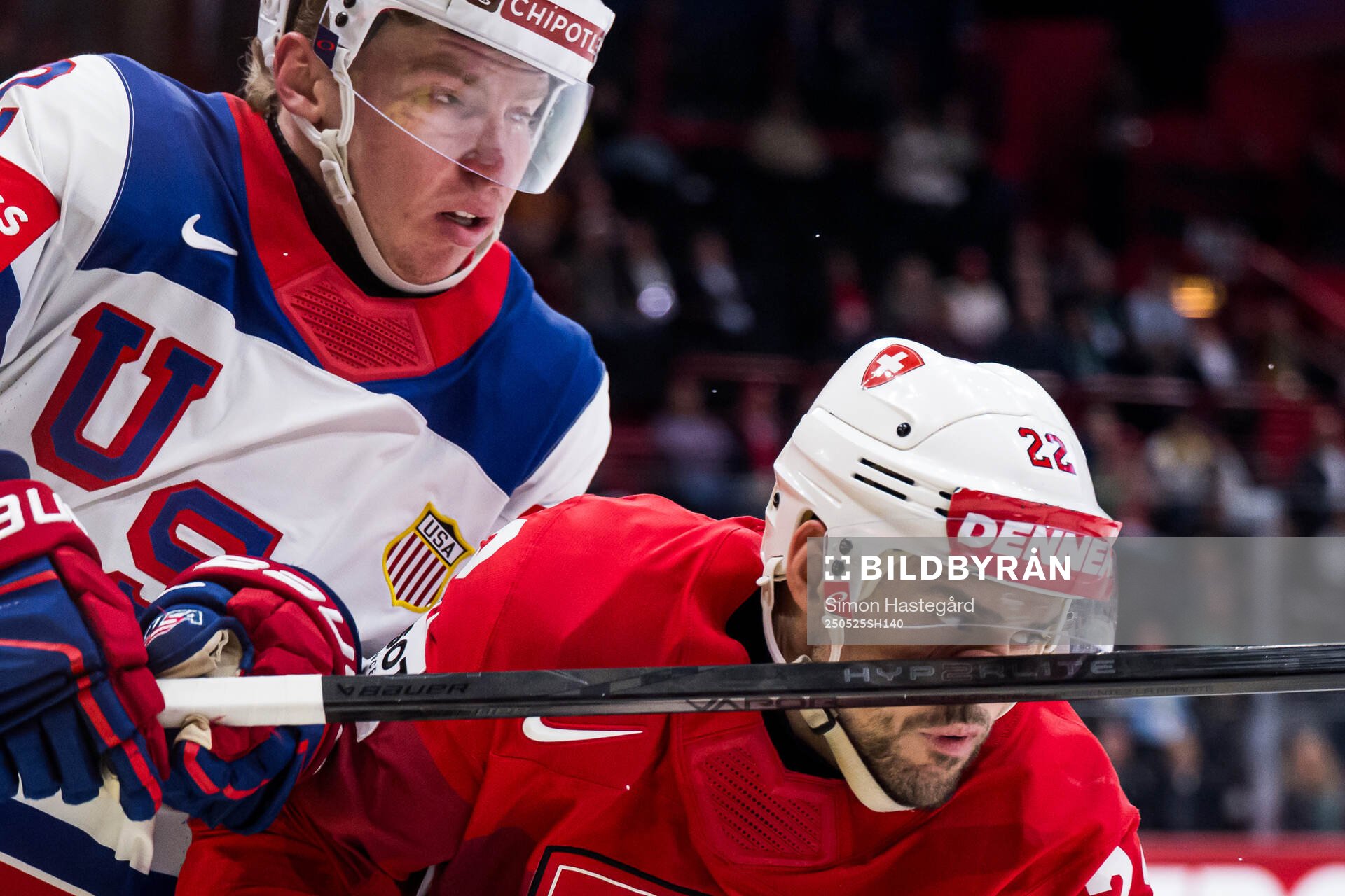 Jackson LaCombe of USA and Nino Niederreiter of Switzerland