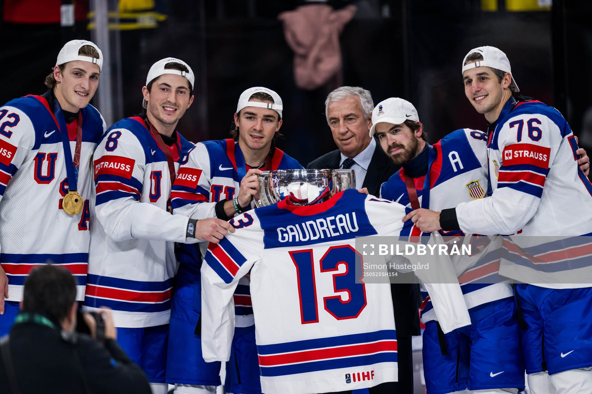 Isaac Howard, Zach Werenski, Clayton Keller, Conor Garland