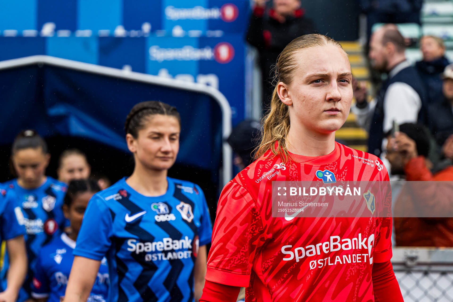 Sunniva Skoglund of Stabæk ahead of the Toppserien football match between Stabæk and LSK Kvinner on May 25, 2025 in Bekkestua.