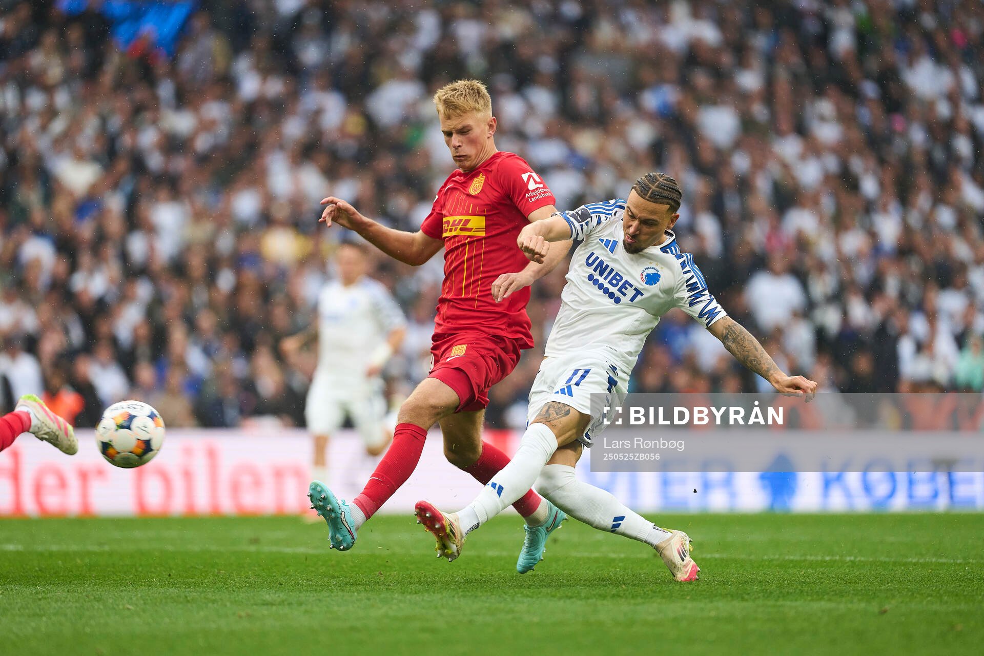 COPENHAGEN, DENMARK - MAY 25: Jordan Larsson of FC