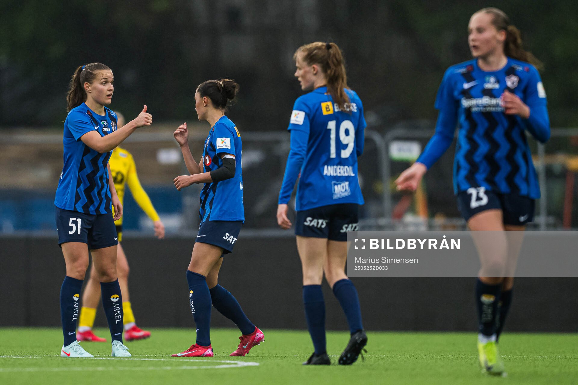 Iris Omarsdottir of Stabæk during the Toppserien football match between Stabæk and LSK Kvinner on May 25, 2025 in Bekkestua.