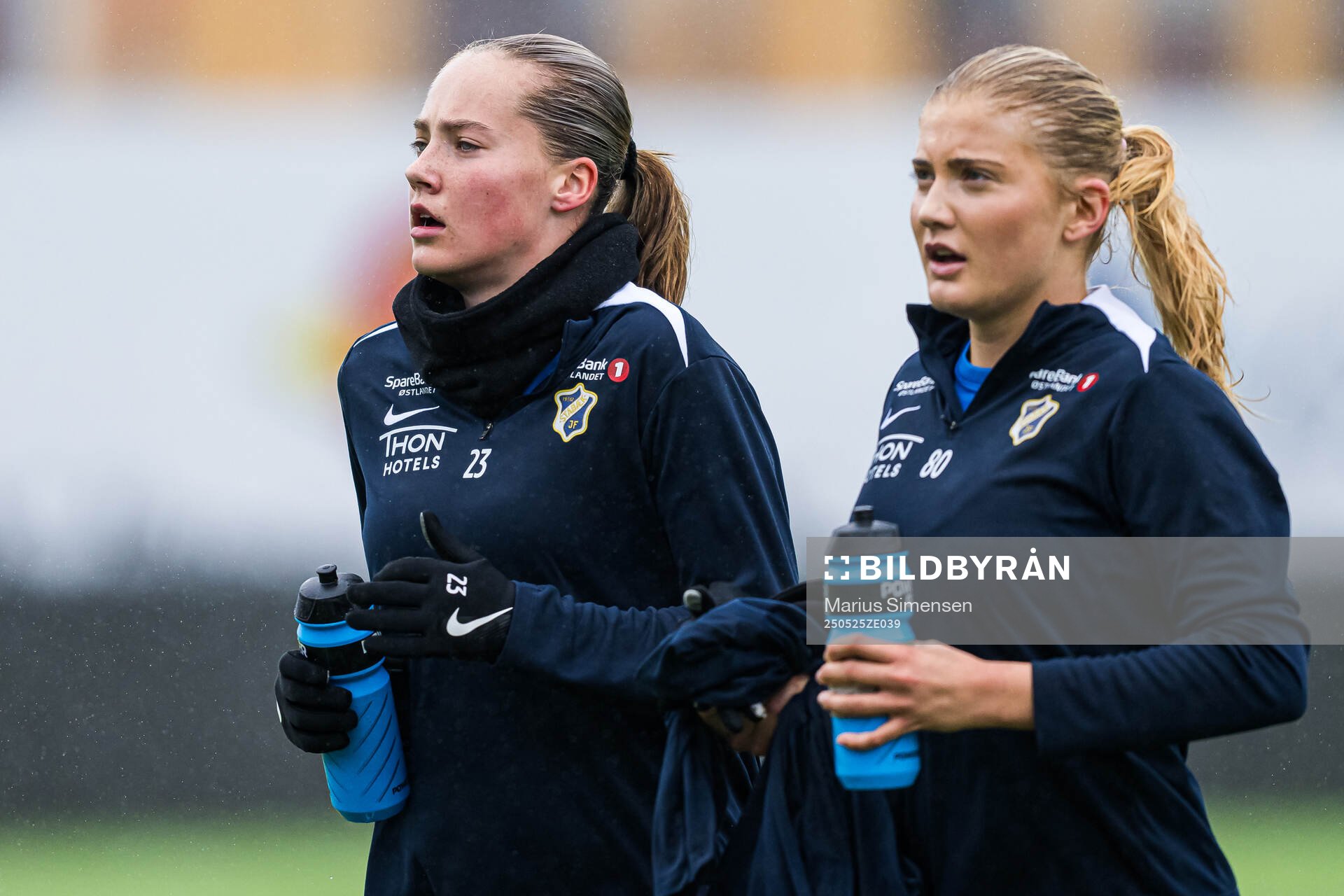 Mille Helland Flø and Celia Lind Halvorsen of Stabæk