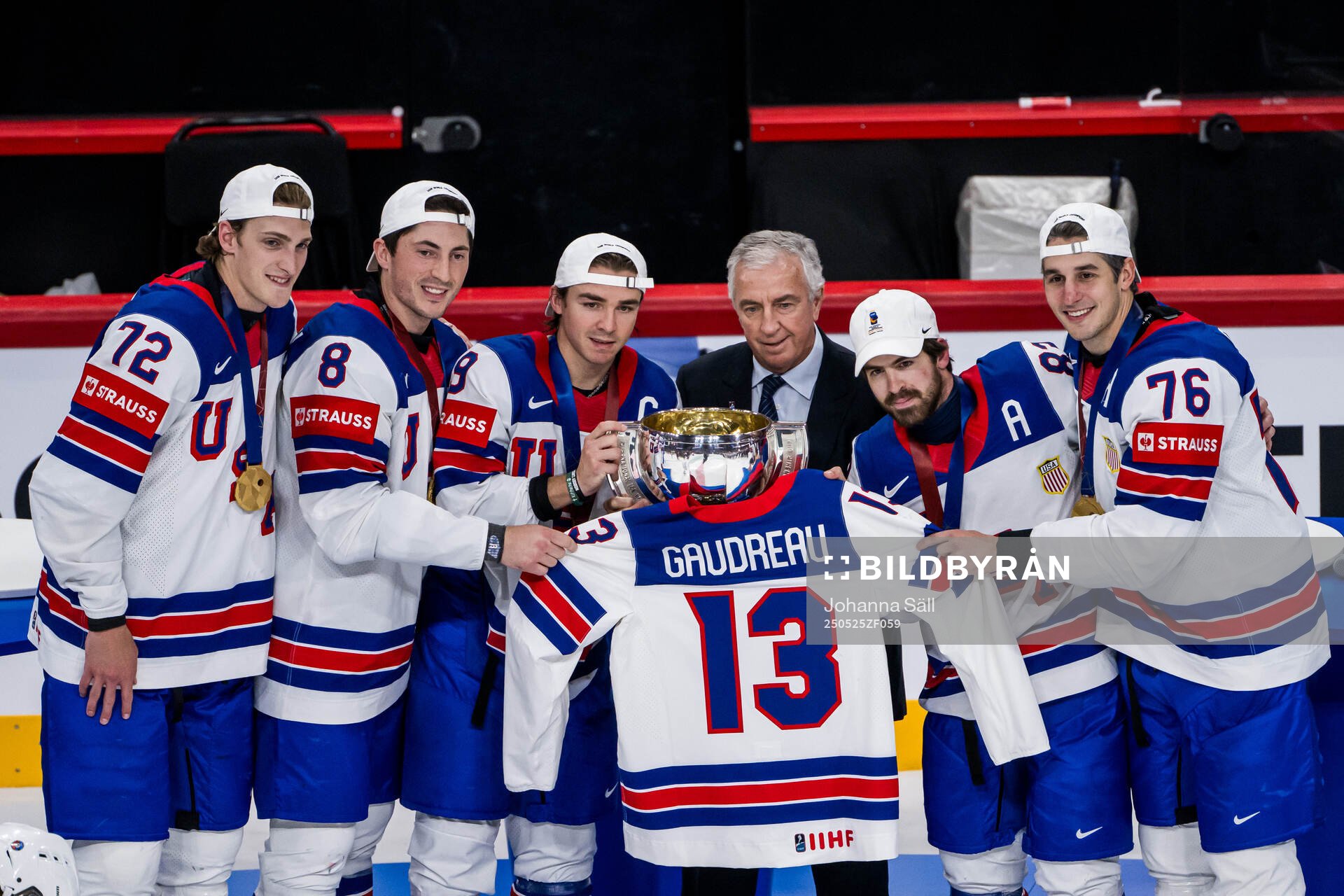 Isaac Howard, Zach Werenski, Clayton Keller, Conor Garland
