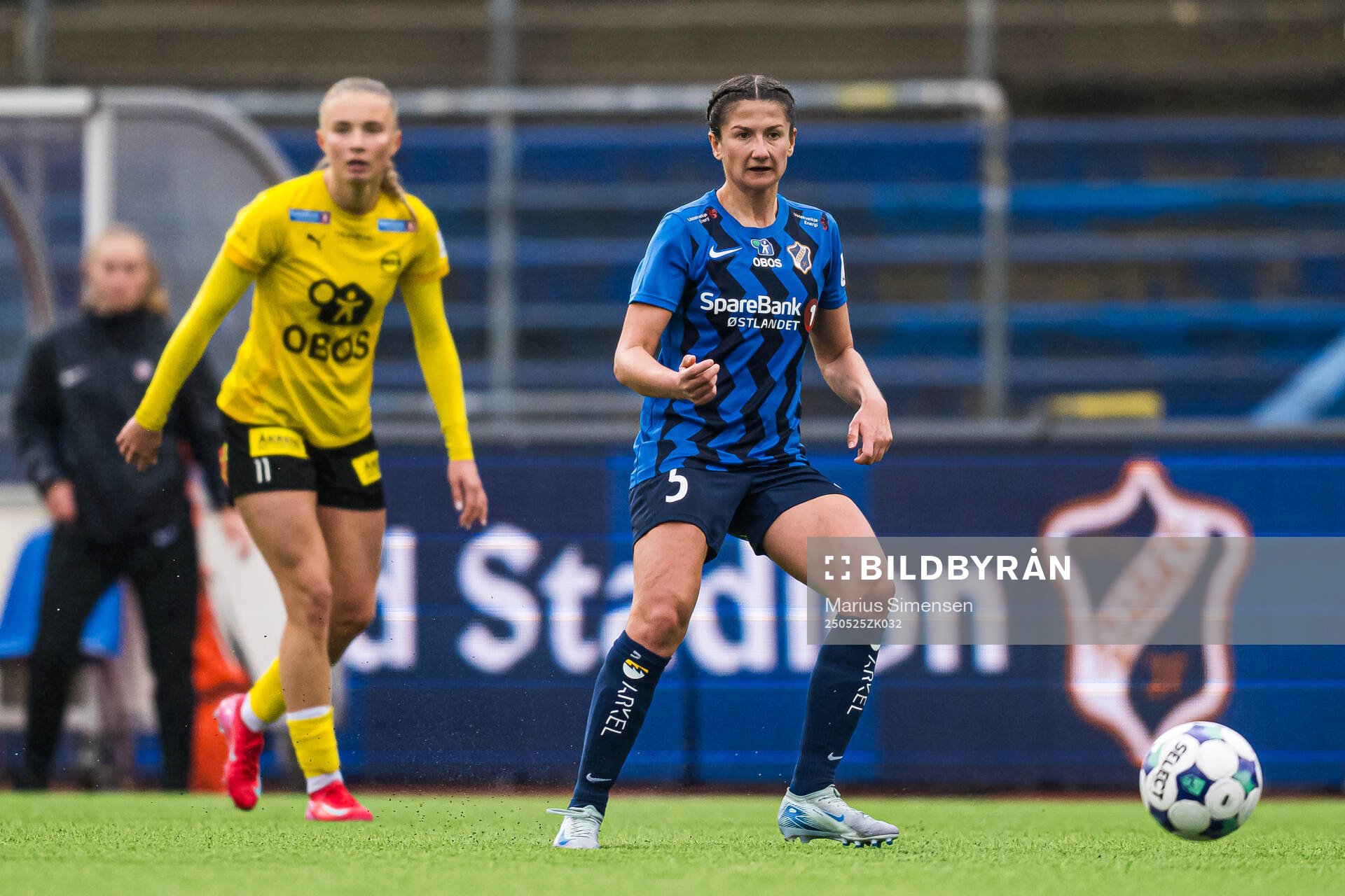 Silje Bjørneboe of Stabæk during the Toppserien football match between Stabæk and LSK Kvinner on May 25, 2025 in Bekkestua.