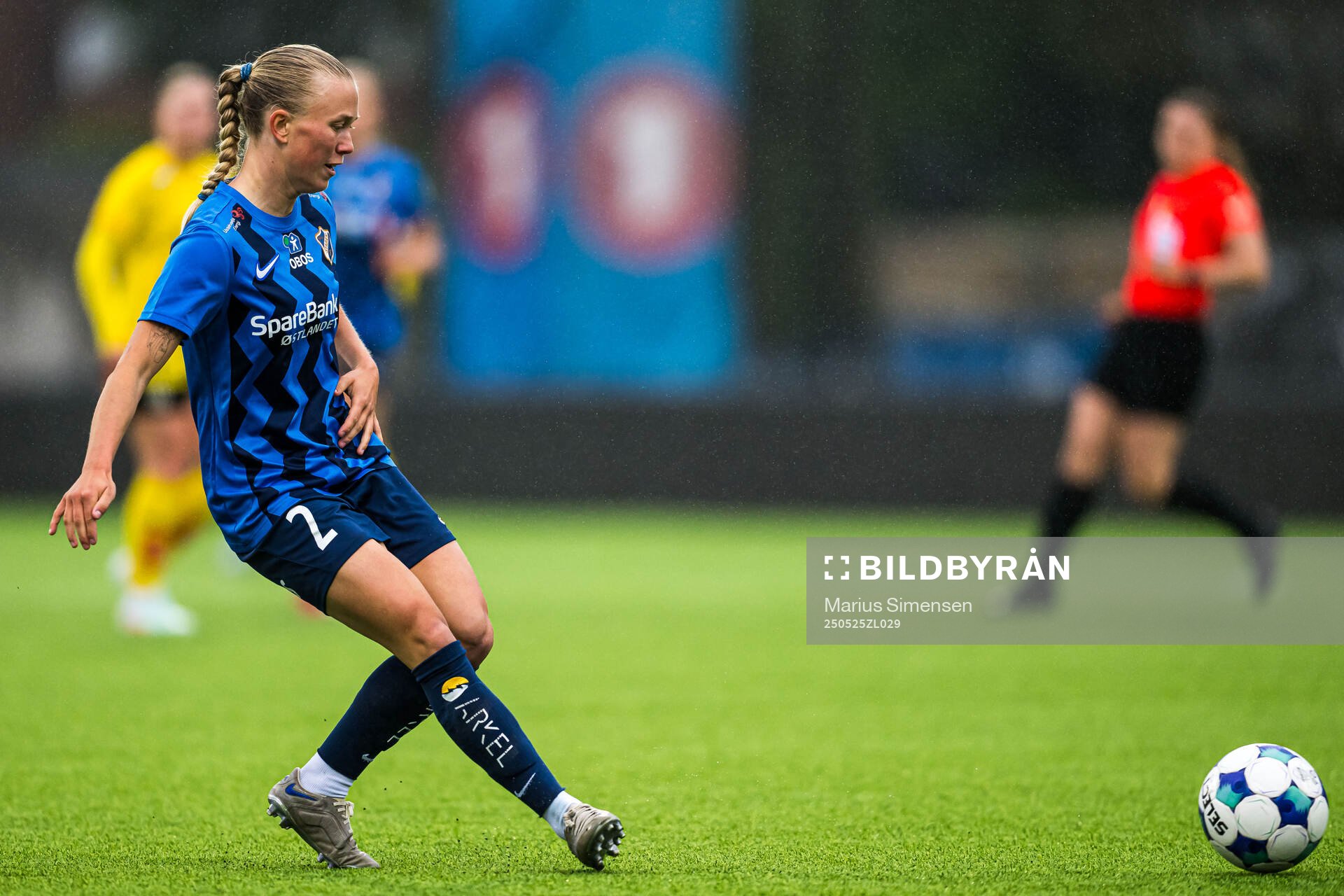Emilie Bølviken of Stabæk during the Toppserien football match between Stabæk and LSK Kvinner on May 25, 2025 in Bekkestua.