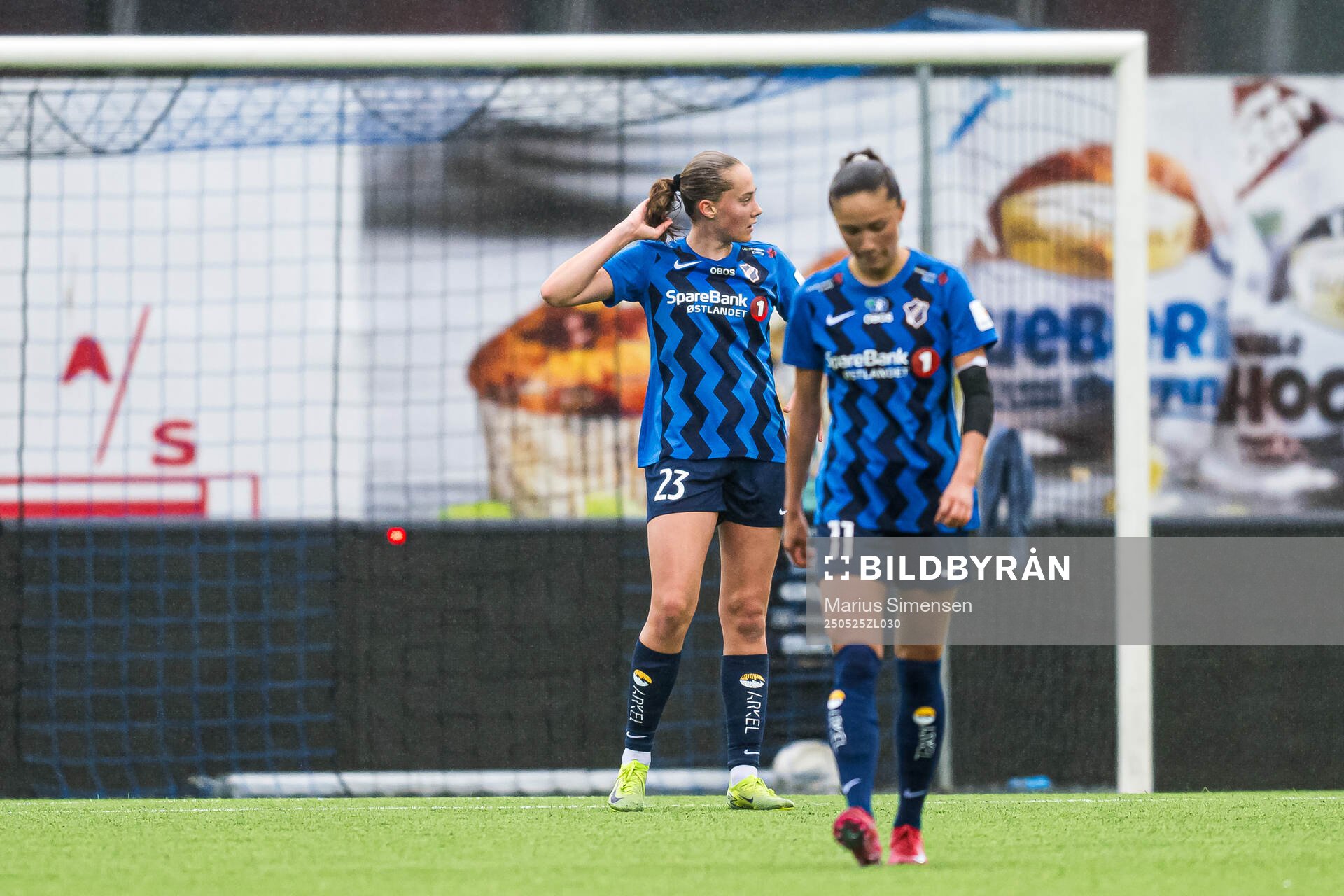 Mille Helland Flø of Stabæk looks dejected