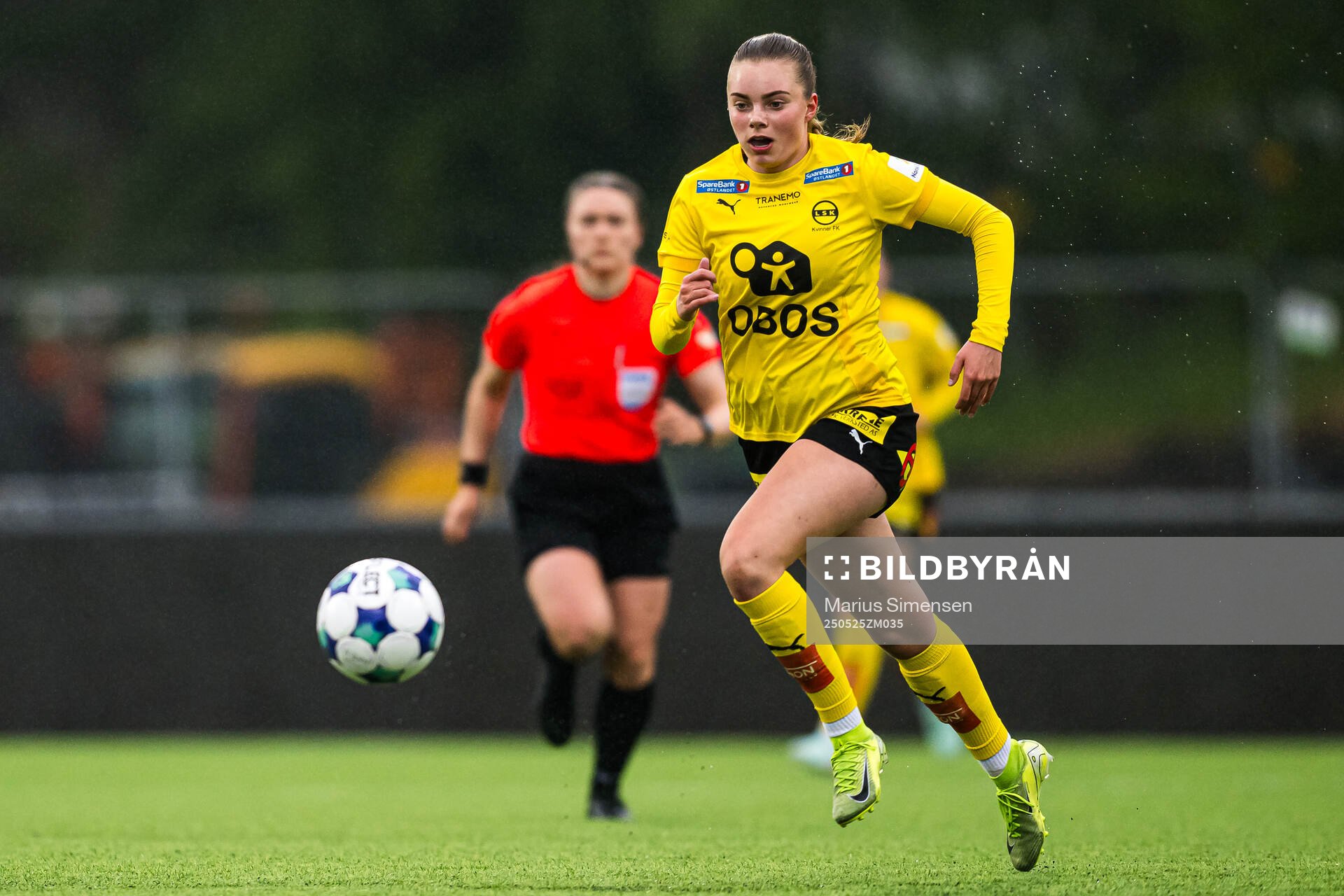 Christina Louise Herseth of LSK Kvinner during the Toppserien football match between Stabæk and LSK Kvinner on May 25, 2025 in Bekkestua.
