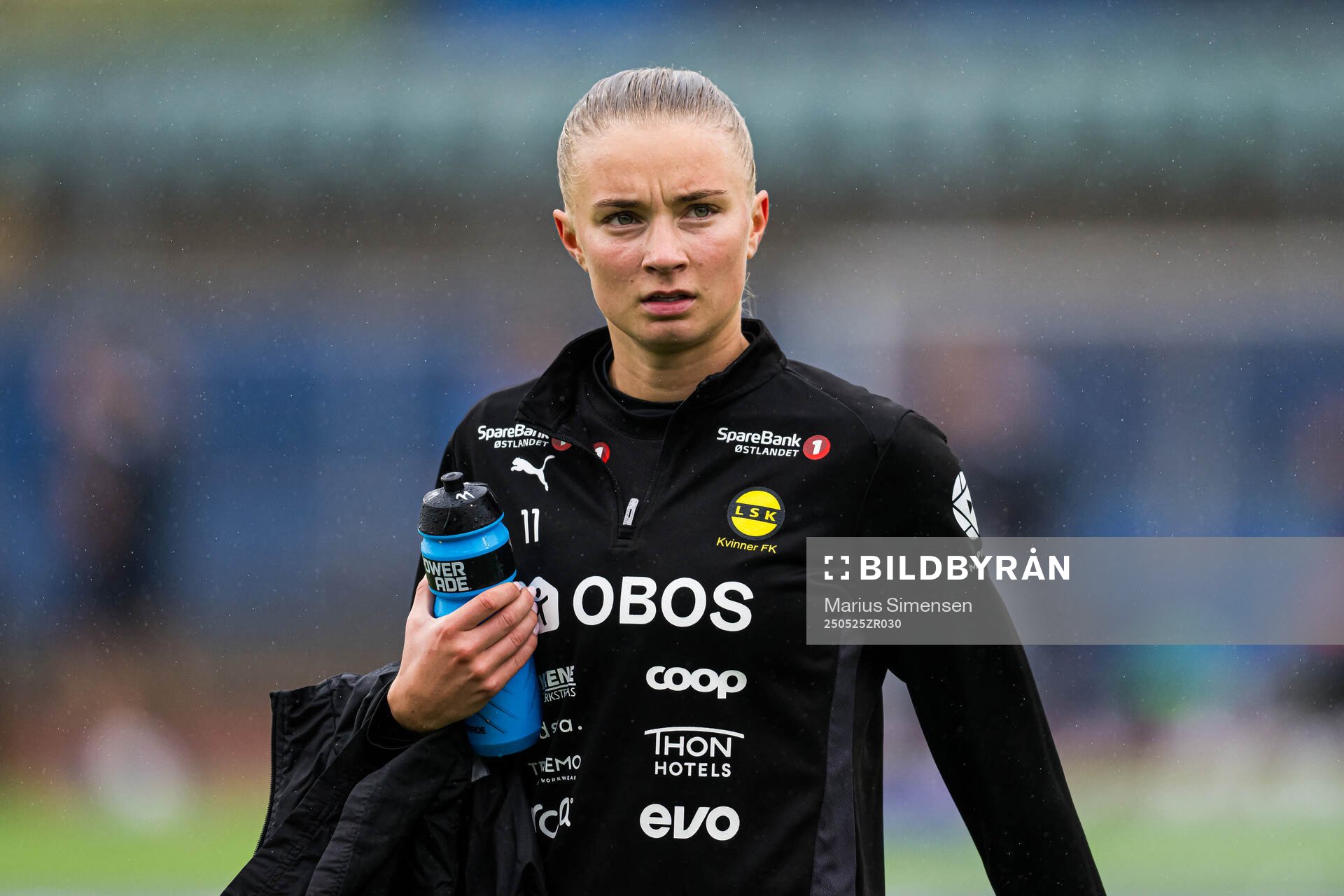 Thea Kyvåg of LSK Kvinner ahead of the Toppserien football match between Stabæk and LSK Kvinner on May 25, 2025 in Bekkestua.