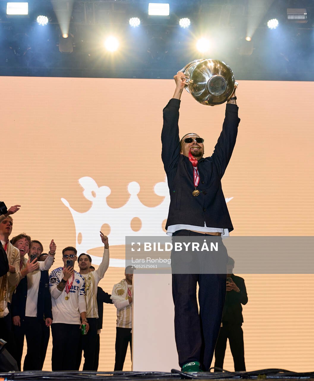 COPENHAGEN, DENMARK - MAY 25: Jordan Larsson of FC