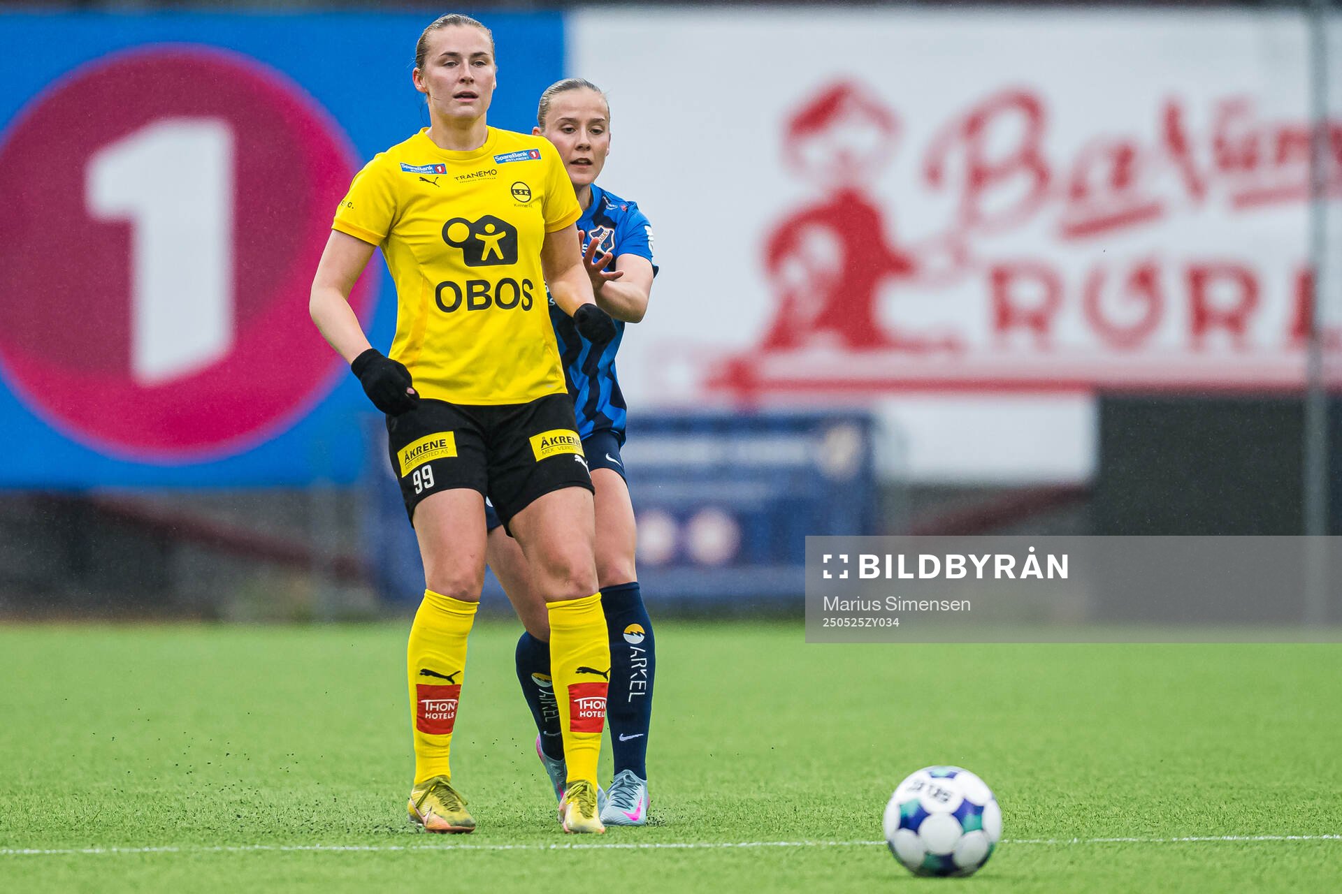 Tonje Erikstein of LSK Kvinner during the Toppserien football match between Stabæk and LSK Kvinner on May 25, 2025 in Bekkestua.