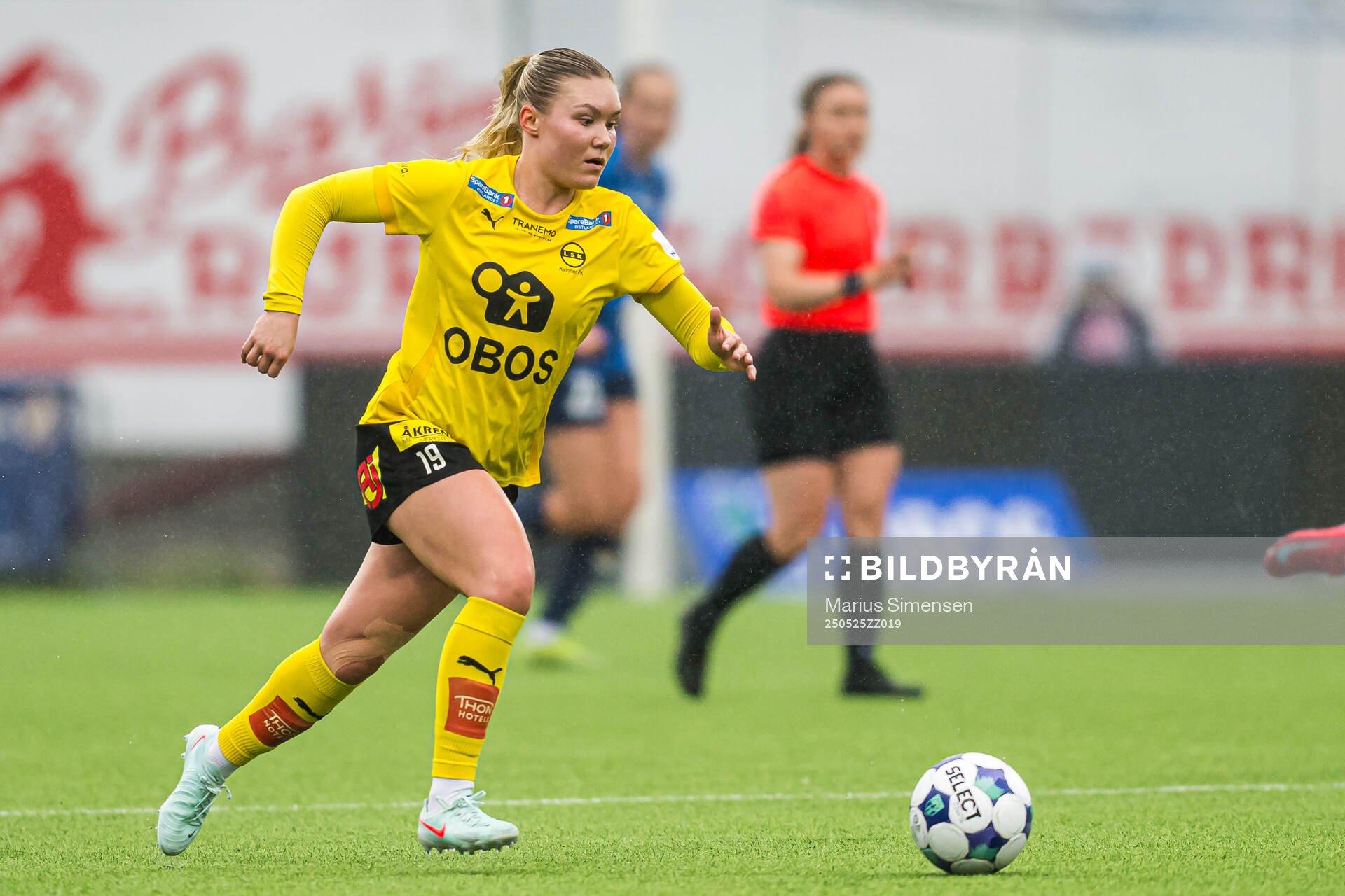 Emma-Helena Alexandra Peuhkurinen of LSK Kvinner during the Toppserien football match between Stabæk and LSK Kvinner on May 25, 2025 in Bekkestua.