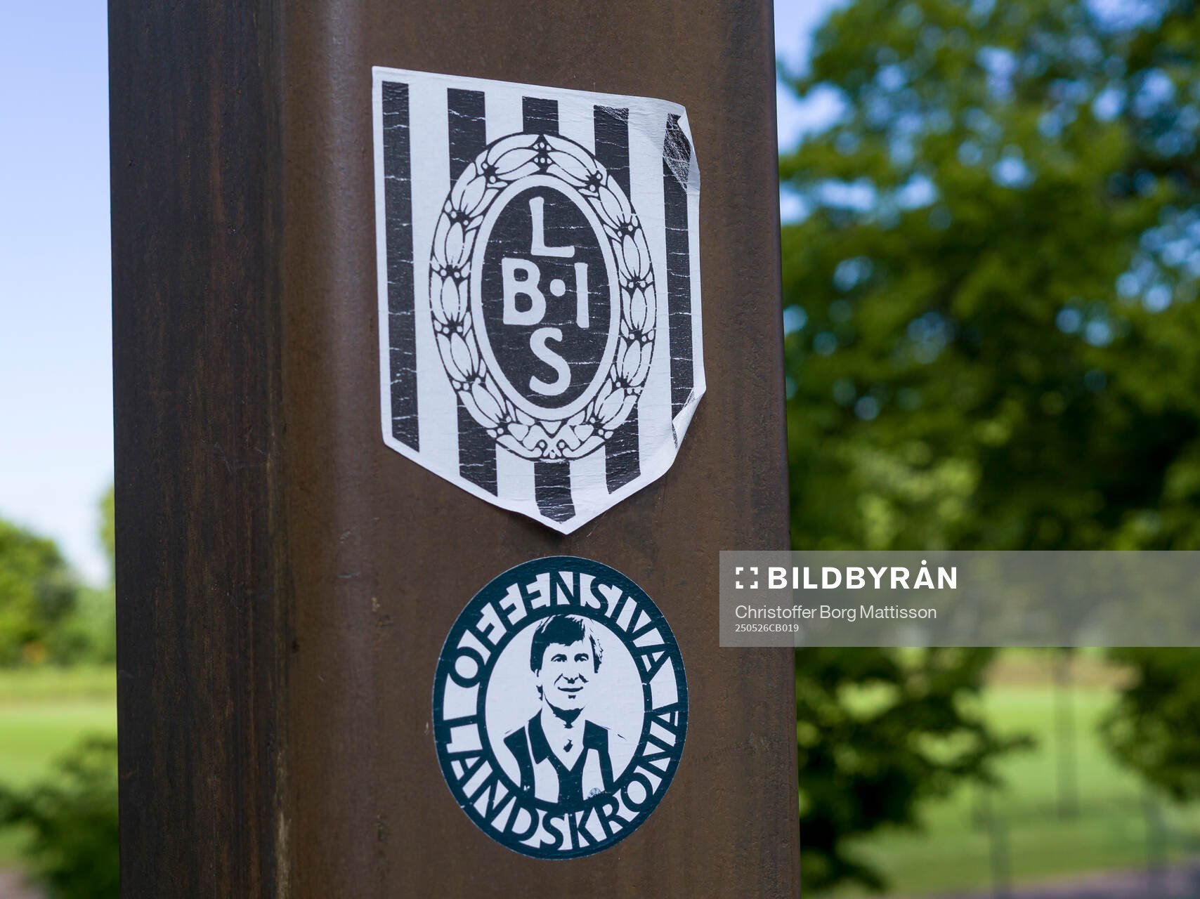 Landskrona BoIS-klistermärken