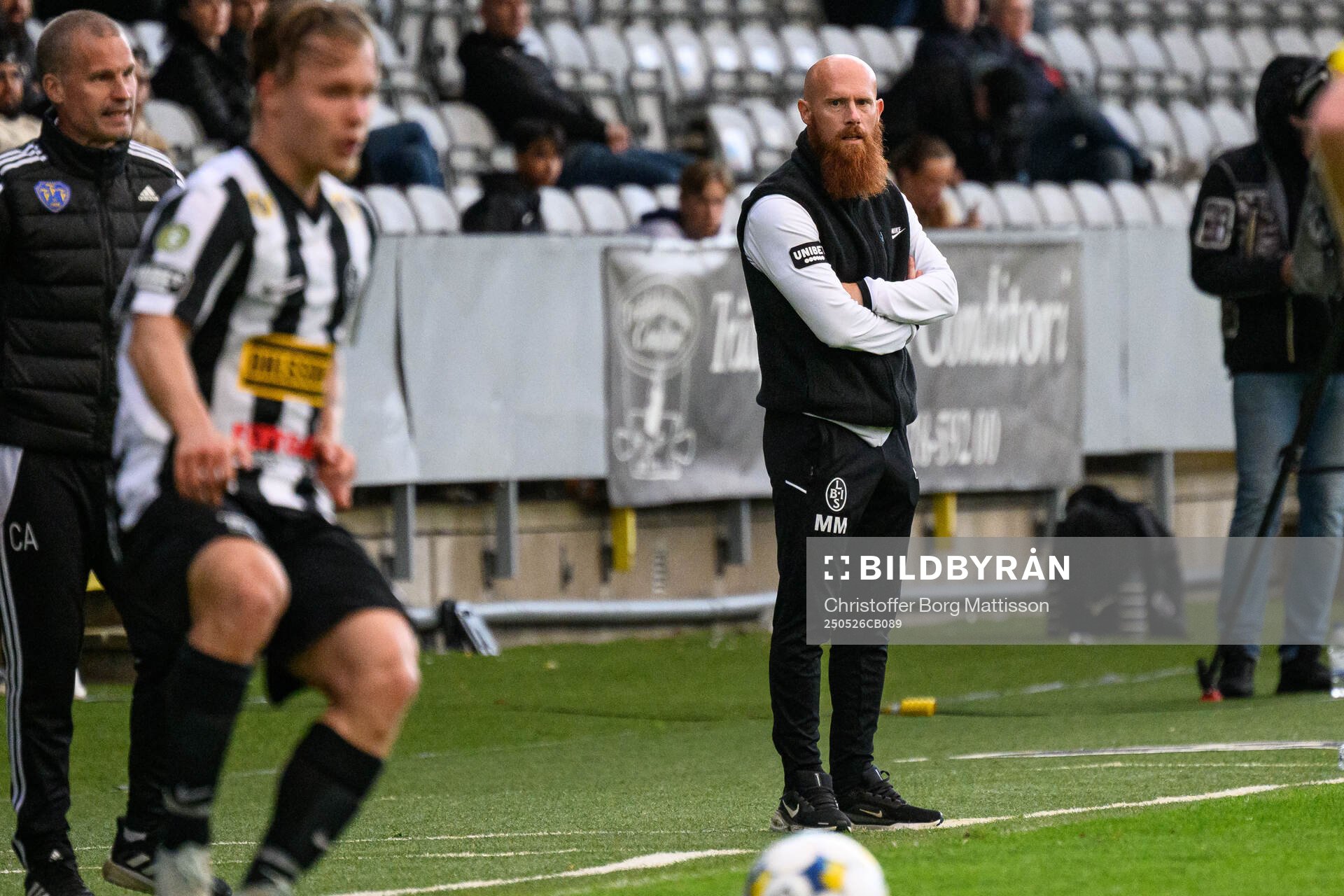 Landskronas tränare Max Mölder deppar