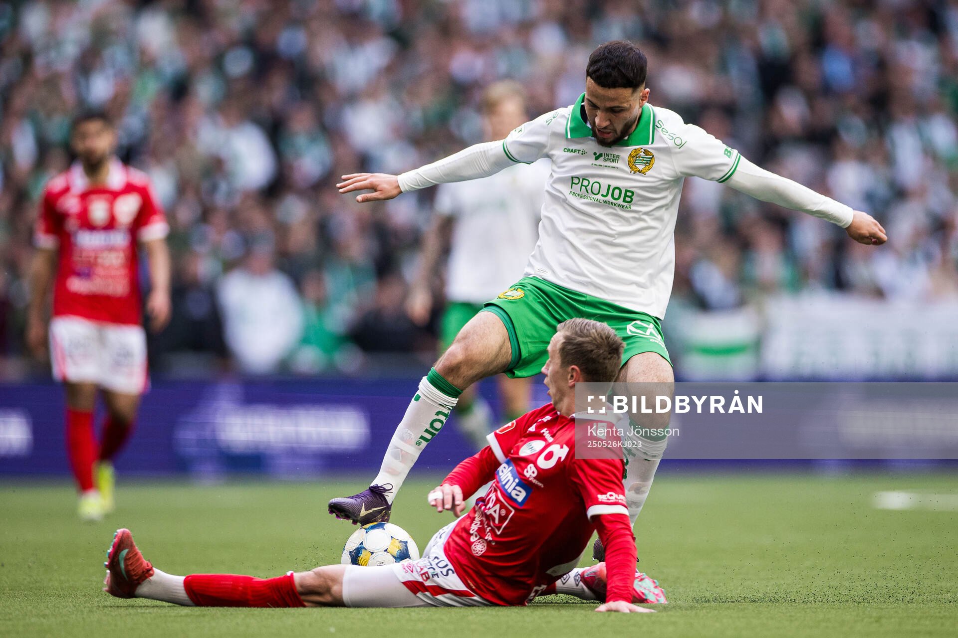 Hammarbys Abdelrahman Boudah Saidi och Degerfors Erik