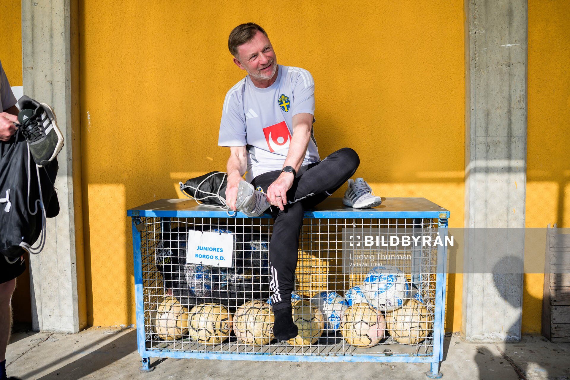 Head coach Peter Gerhardsson of the Swedish women’s