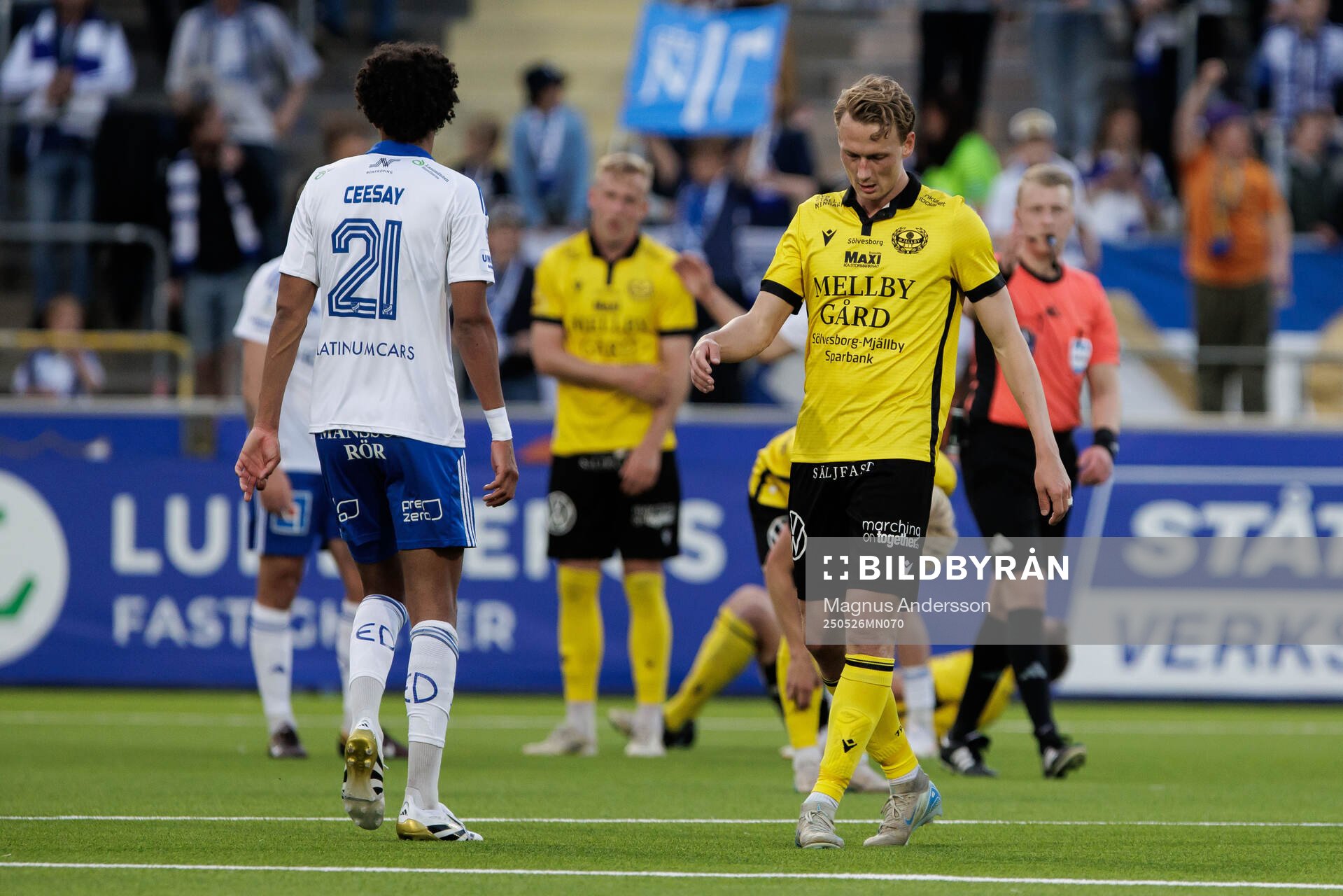 Mjällbys Alexander Johansson deppar