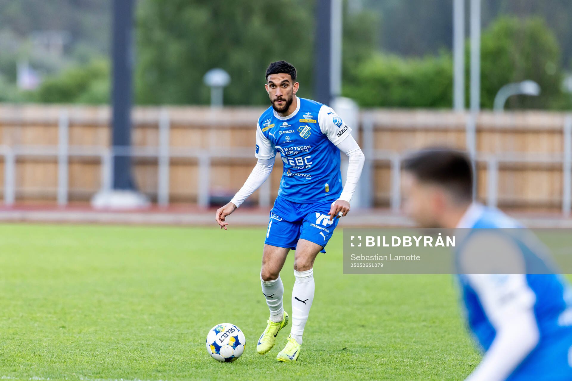 Oddevolds Daniel Krezic under fotbollsmatchen i Superettan mellan Oddevold och Västerås den 26 maj 2025 i Uddevalla. 
