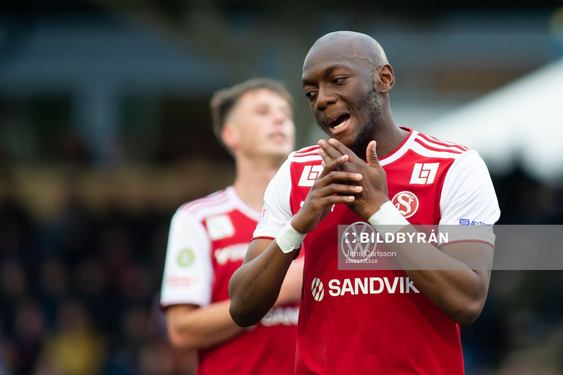 Sandvikens IFs Moonga Simba deppar