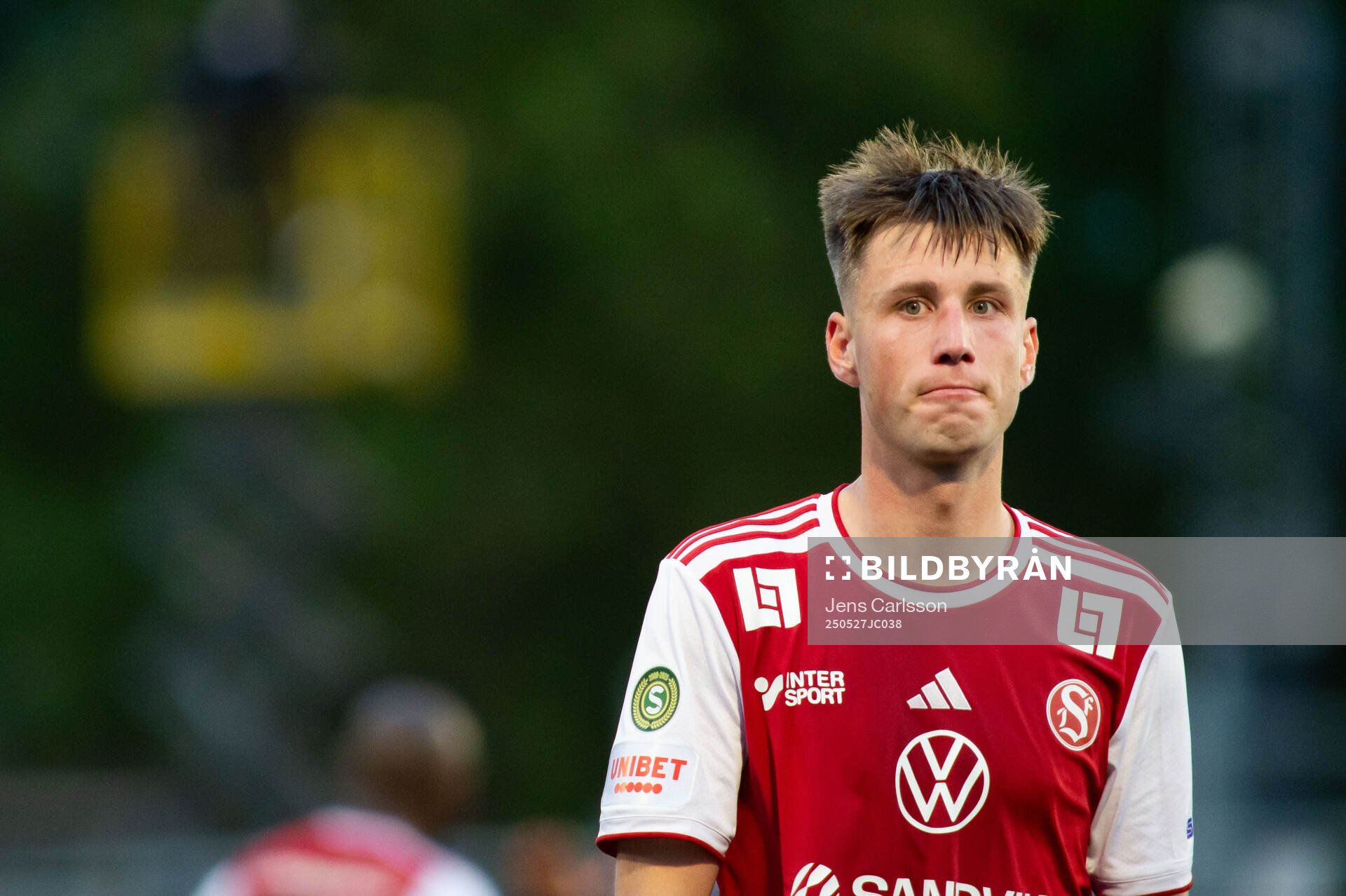 Sandvikens IFs Filip Olsson deppar