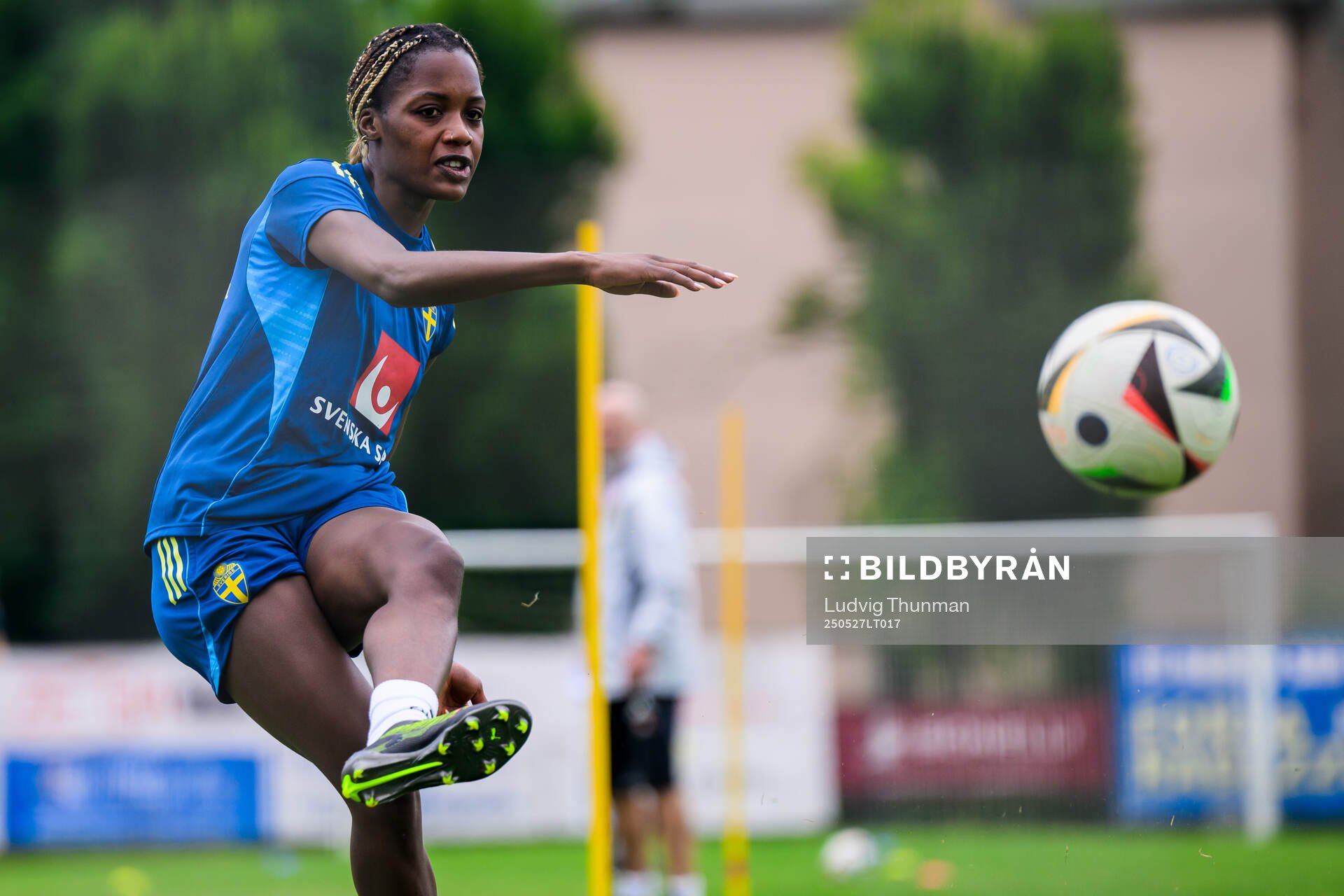 Evelyn Ijeh of the Swedish women’s national football team