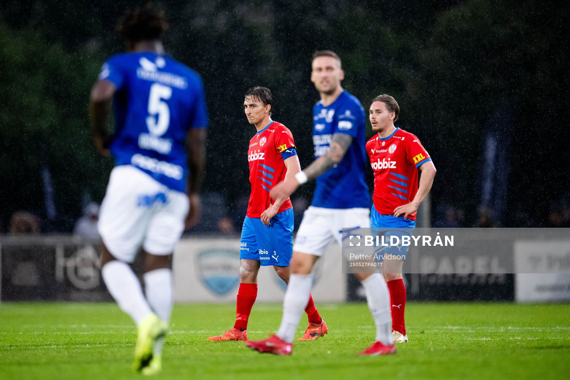 Helsingborgs Wilhelm Nilsson och Simon Bengtsson deppar