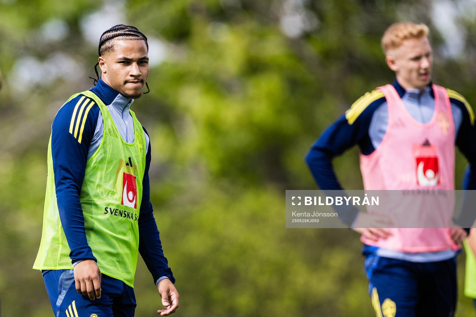Momodou Sonko of the Swedish men's national football team
