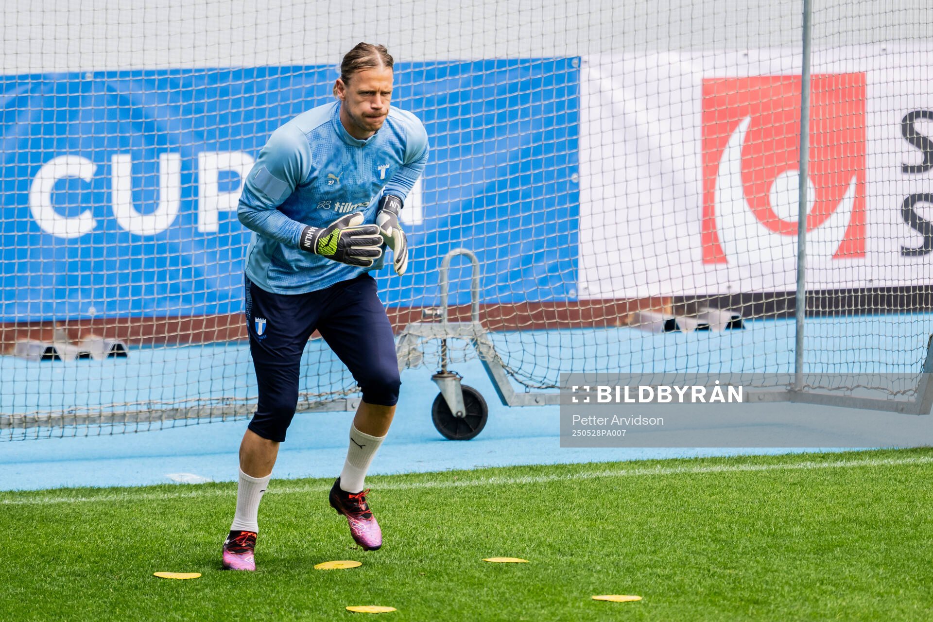 Malmö FFs målvakt Johan Dahlin