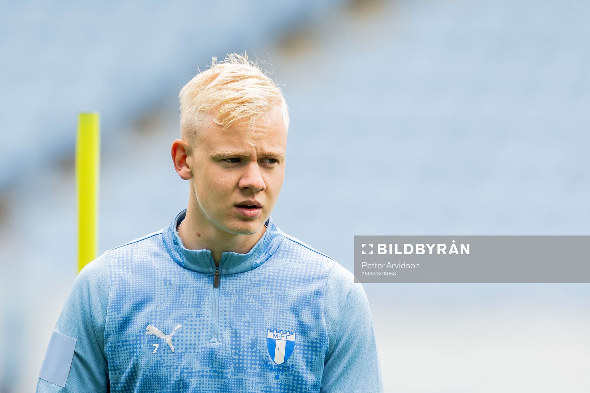 Malmö FFs Otto Rosengren under en träning inför finalen i Svenska Cupen den 28 maj 2025 i Malmö. 