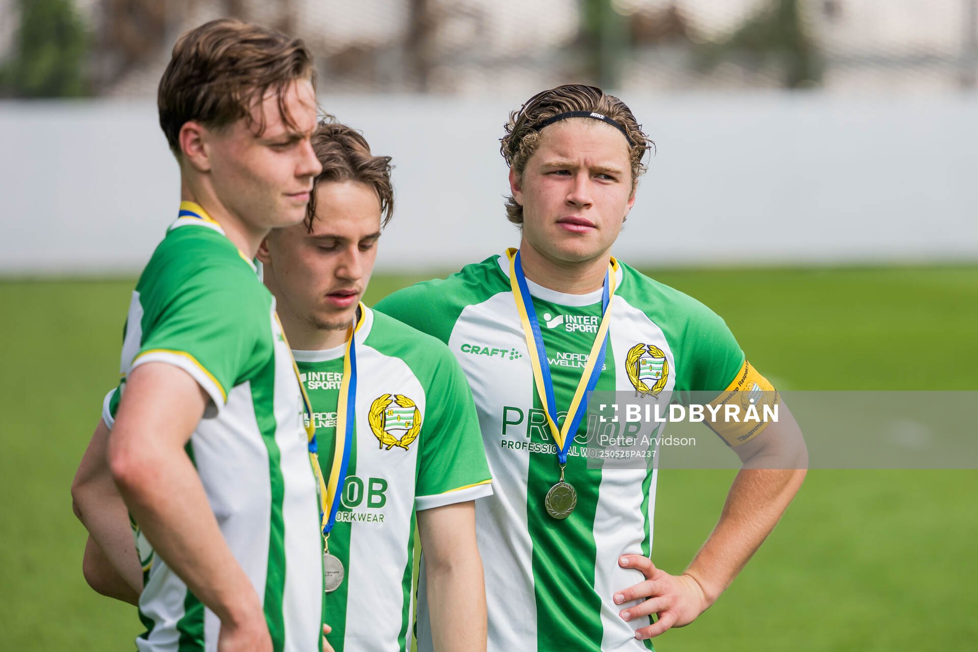 Hammarbys Gustav Andrén deppar efter finalen i P19 Ligacupen mellan Malmö FF och Hammarby den 28 maj 2025 i Malmö. 
