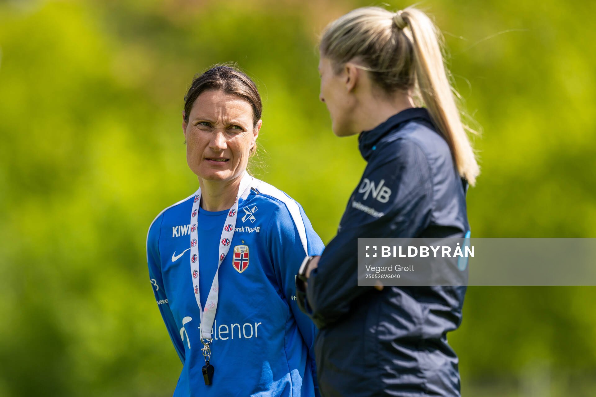 Ingvild Stensland, assistant coach of the Norwegian women's