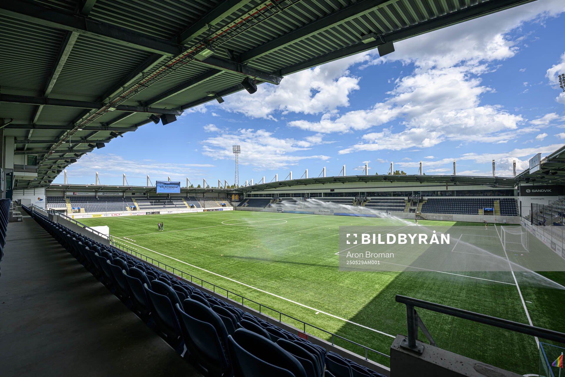 Gavlevallen inför fotbollsmatchen i Ettan norra mellan Gefle och FC Stockholm den 29 maj 2025 i Gävle. 