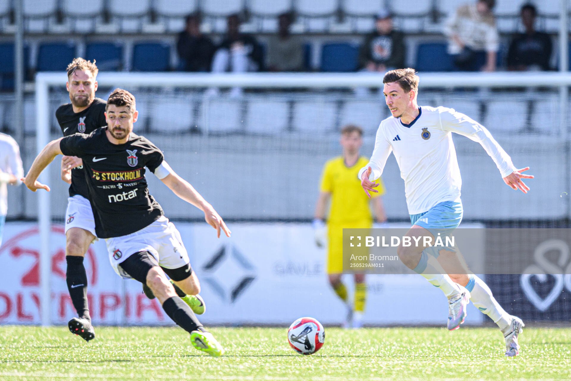 Gefles Deniz Yaldir under fotbollsmatchen i Ettan norra mellan Gefle och FC Stockholm den 29 maj 2025 i Gävle. 