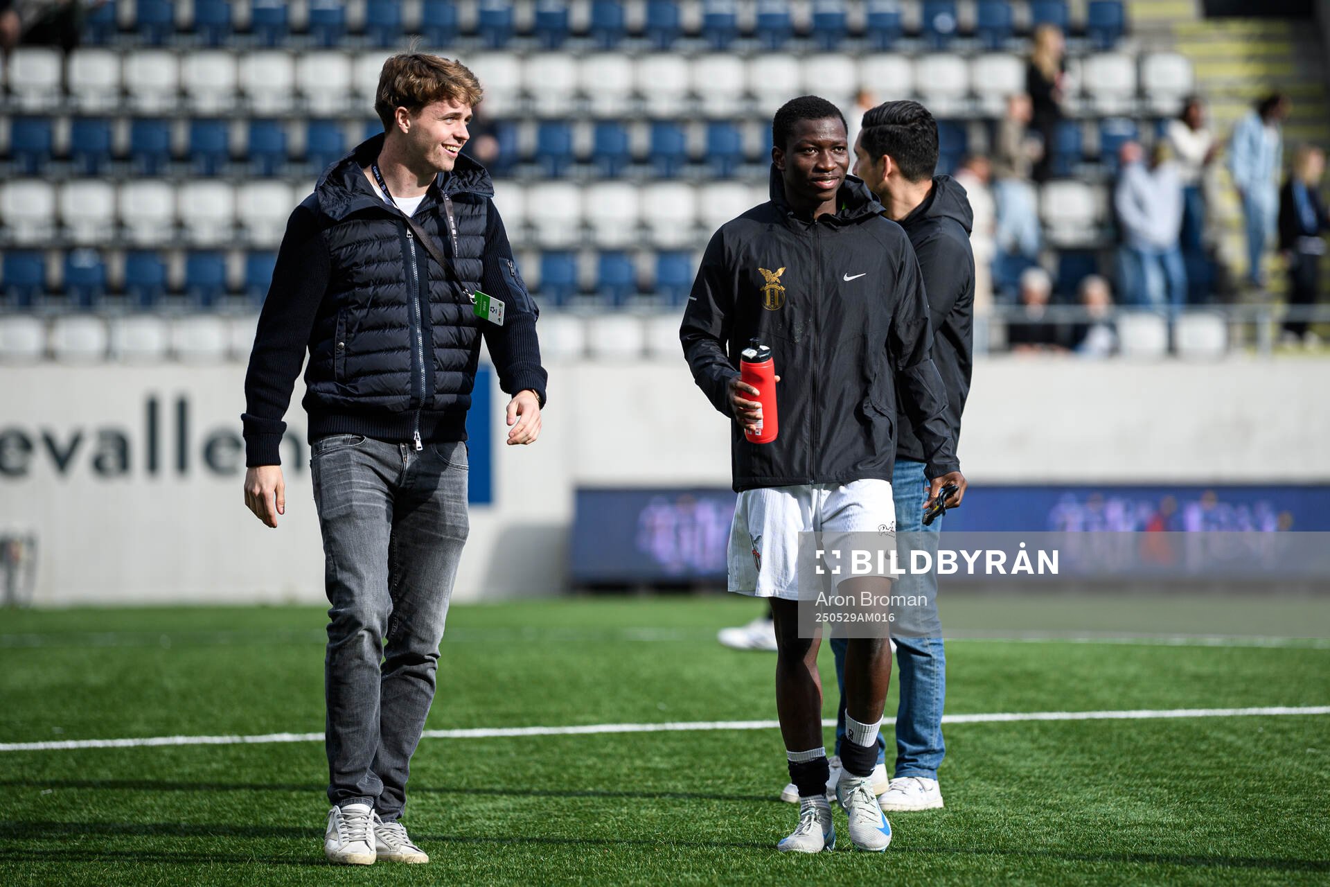 FC Stockholms Emmanuel Onotu efter fotbollsmatchen i Ettan norra mellan Gefle och FC Stockholm den 29 maj 2025 i Gävle. 