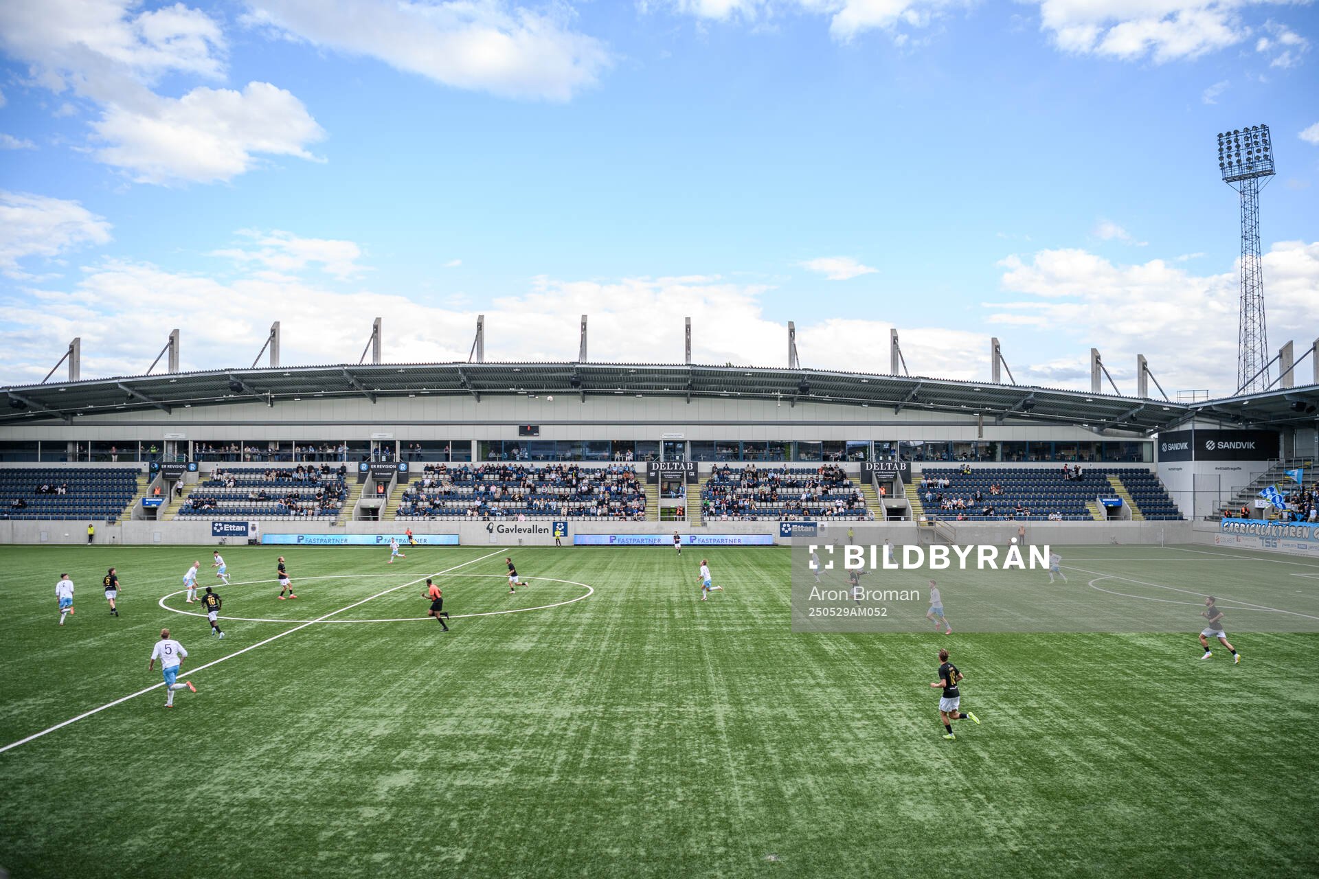 Gavlevallen under fotbollsmatchen i Ettan norra mellan Gefle och FC Stockholm den 29 maj 2025 i Gävle. 