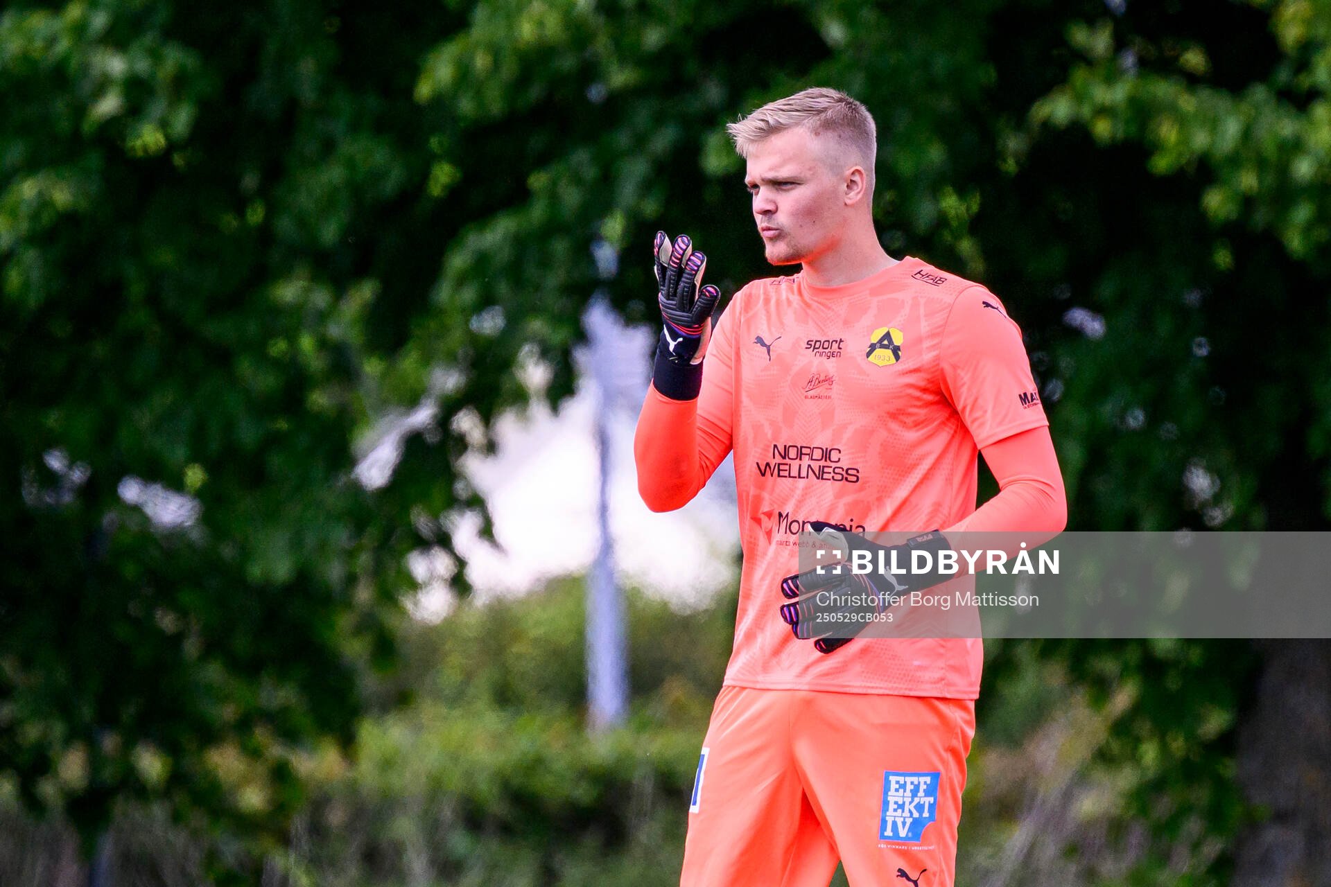 Astrios målvakt Zackarias Nilsson