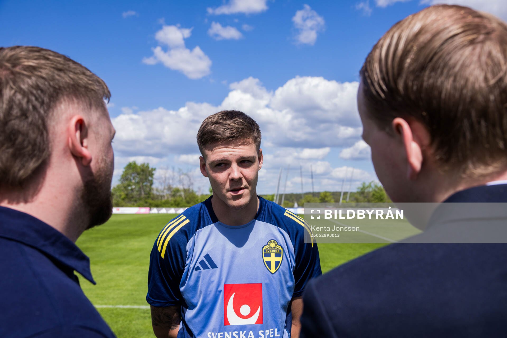 Emil Holm of the Swedish men's national football team