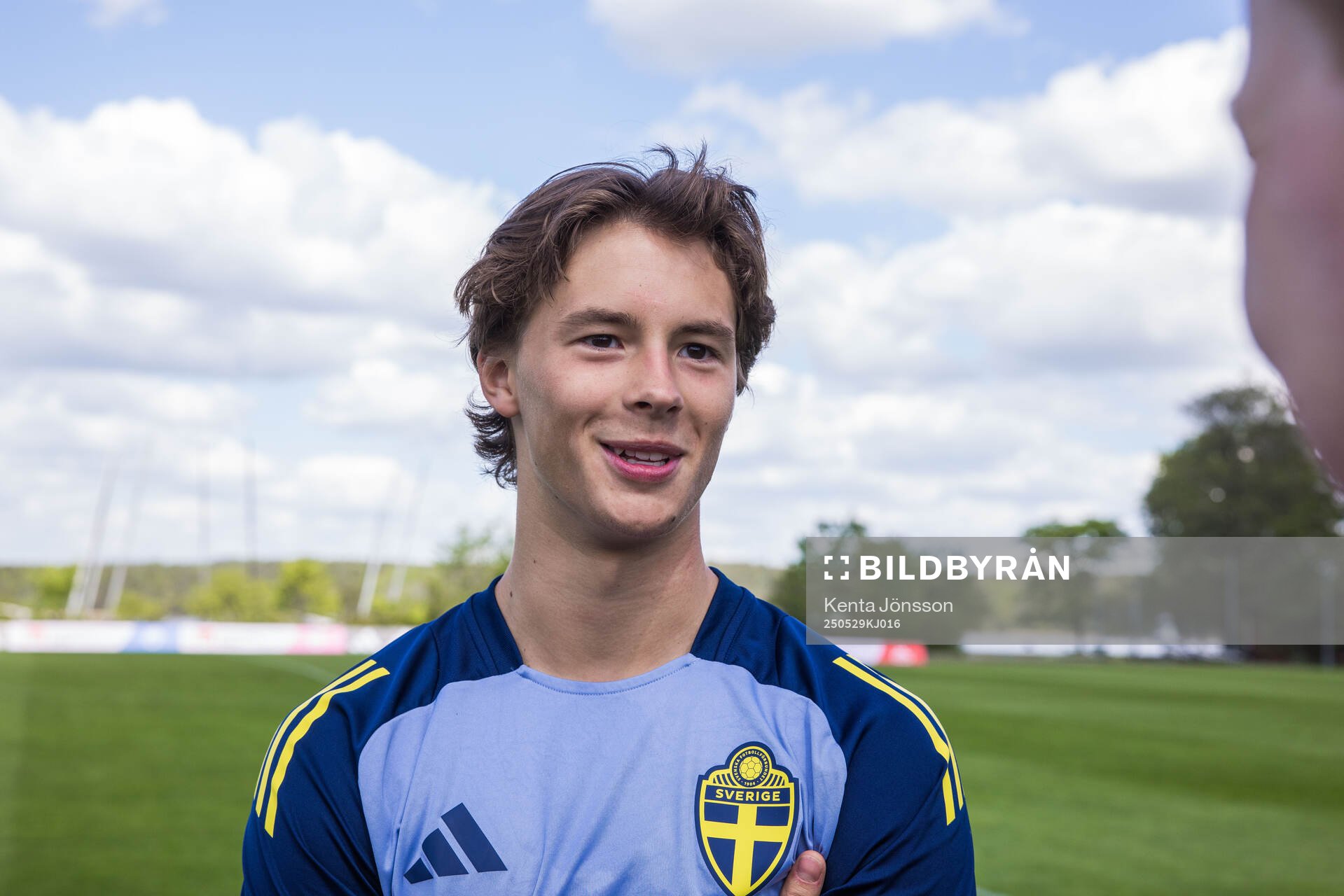 John Mellberg of the Swedish men's national football team