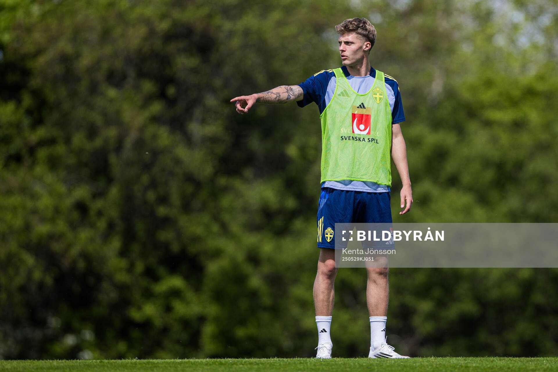 Lukas Björklund of the Swedish men's national football team